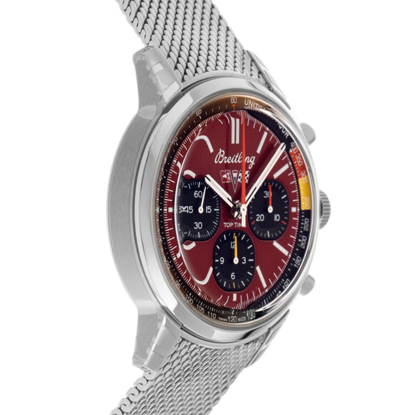 Breitling Top Time AB01761A1K1A1 (2024) - Red dial 41 mm Steel case (4/6)