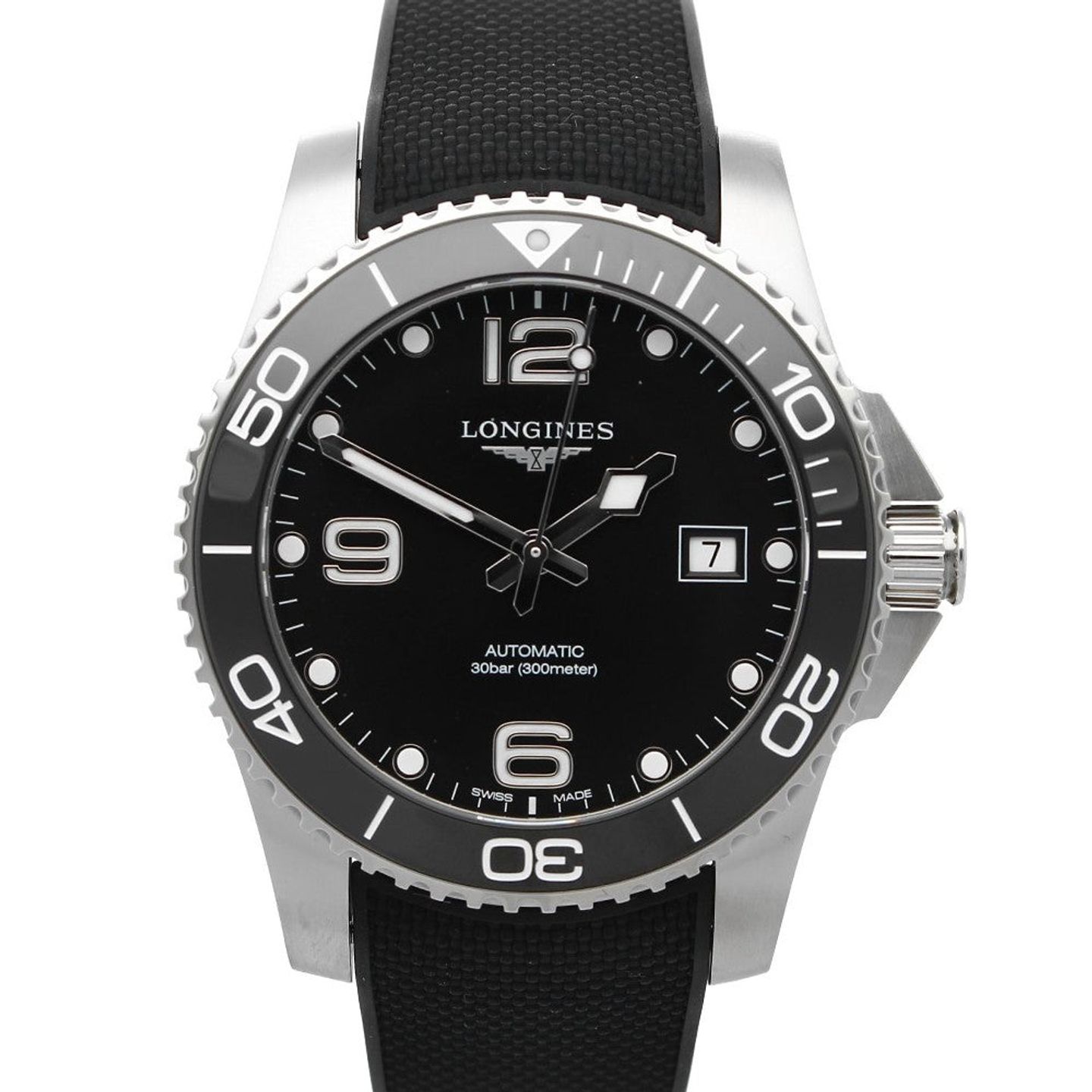 Longines HydroConquest L3.781.4.56.9 (2024) - Black dial 41 mm Steel case (1/6)