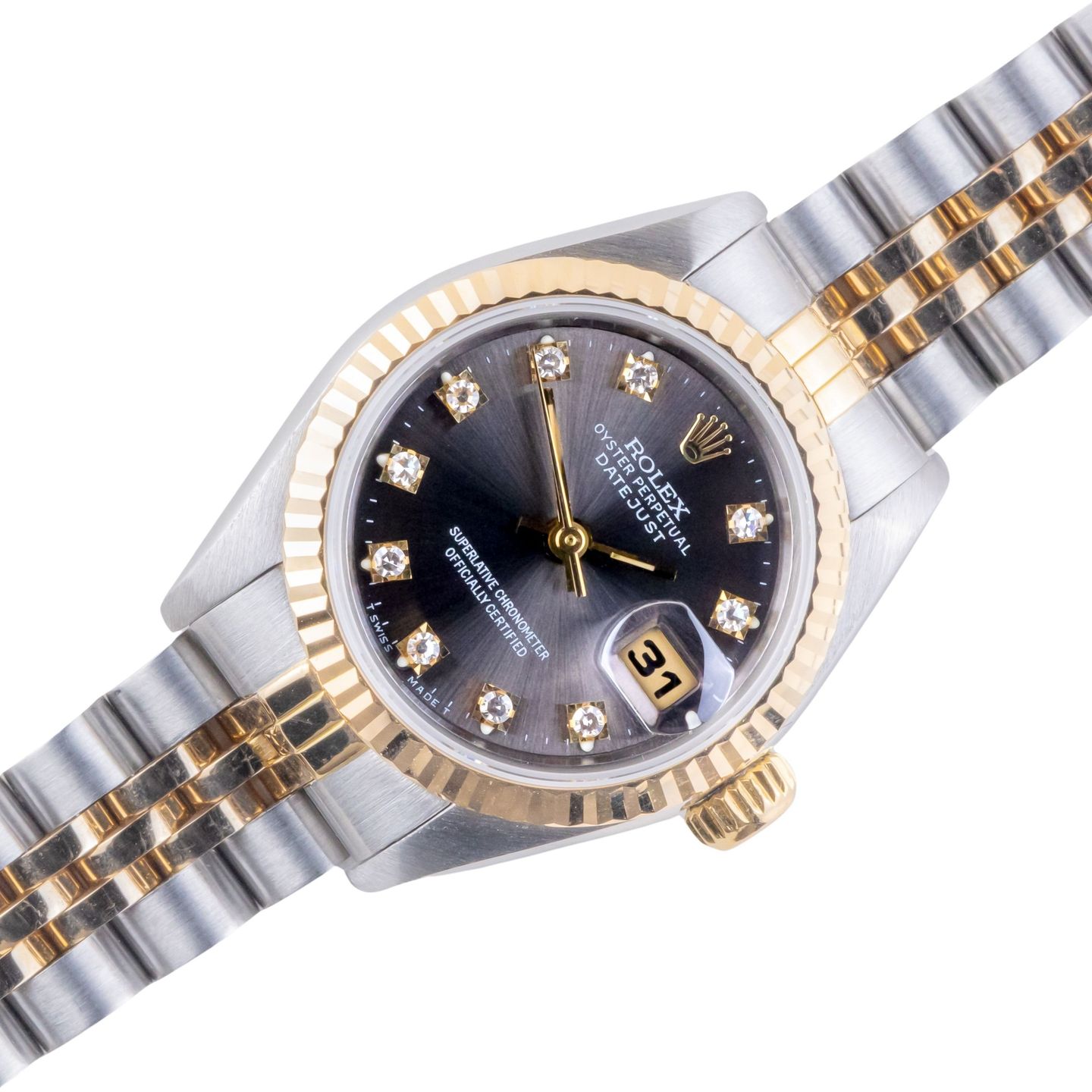 Rolex Lady-Datejust 69173 (1991) - 26 mm Gold/Steel case (1/8)