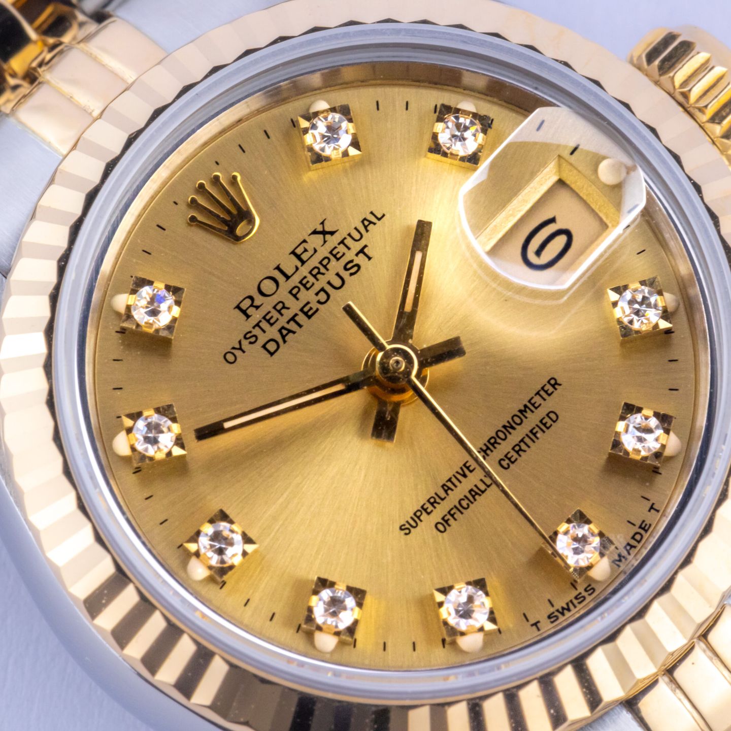 Rolex Lady-Datejust 69173 (1991) - 26mm Goud/Staal (2/8)