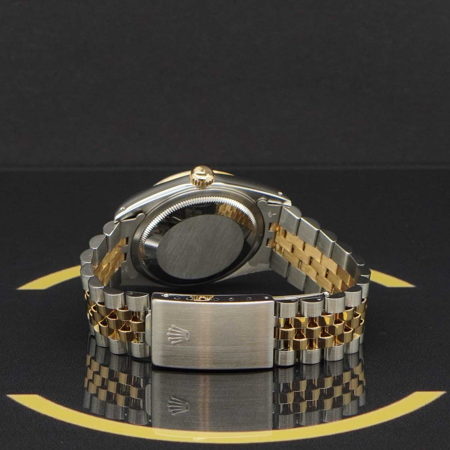 Rolex Datejust 36 16233 (1993) - Gold dial 36 mm Gold/Steel case (7/7)