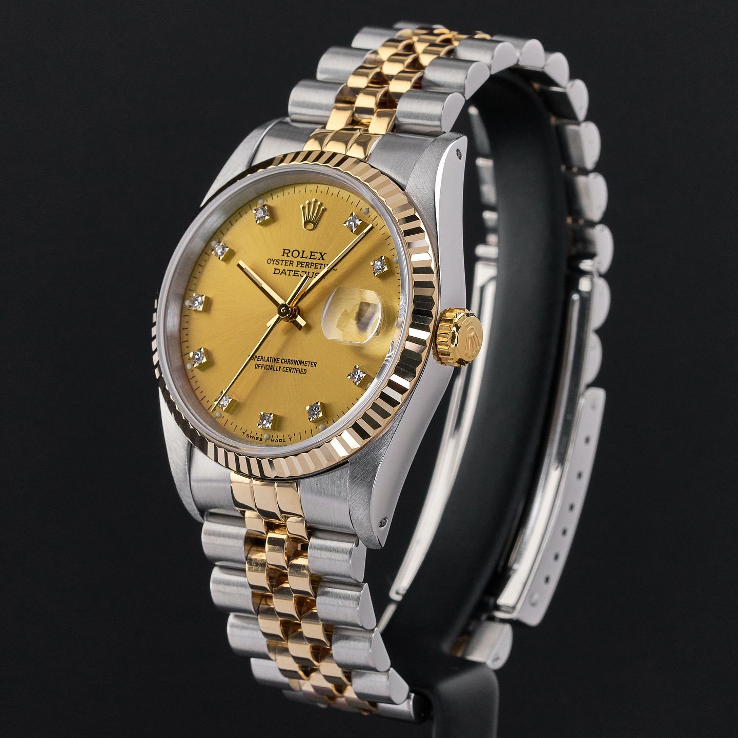 Rolex Datejust 36 16233 (1991) - 36 mm Gold/Steel case (4/8)