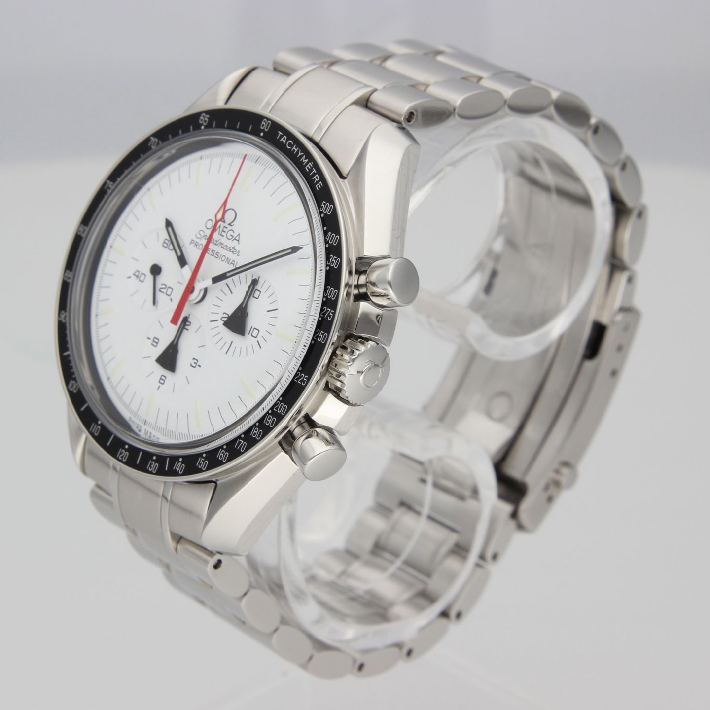 Omega Speedmaster Professional Moonwatch 311.32.42.30.04.001 (2008) - White dial 42 mm Steel case (6/8)