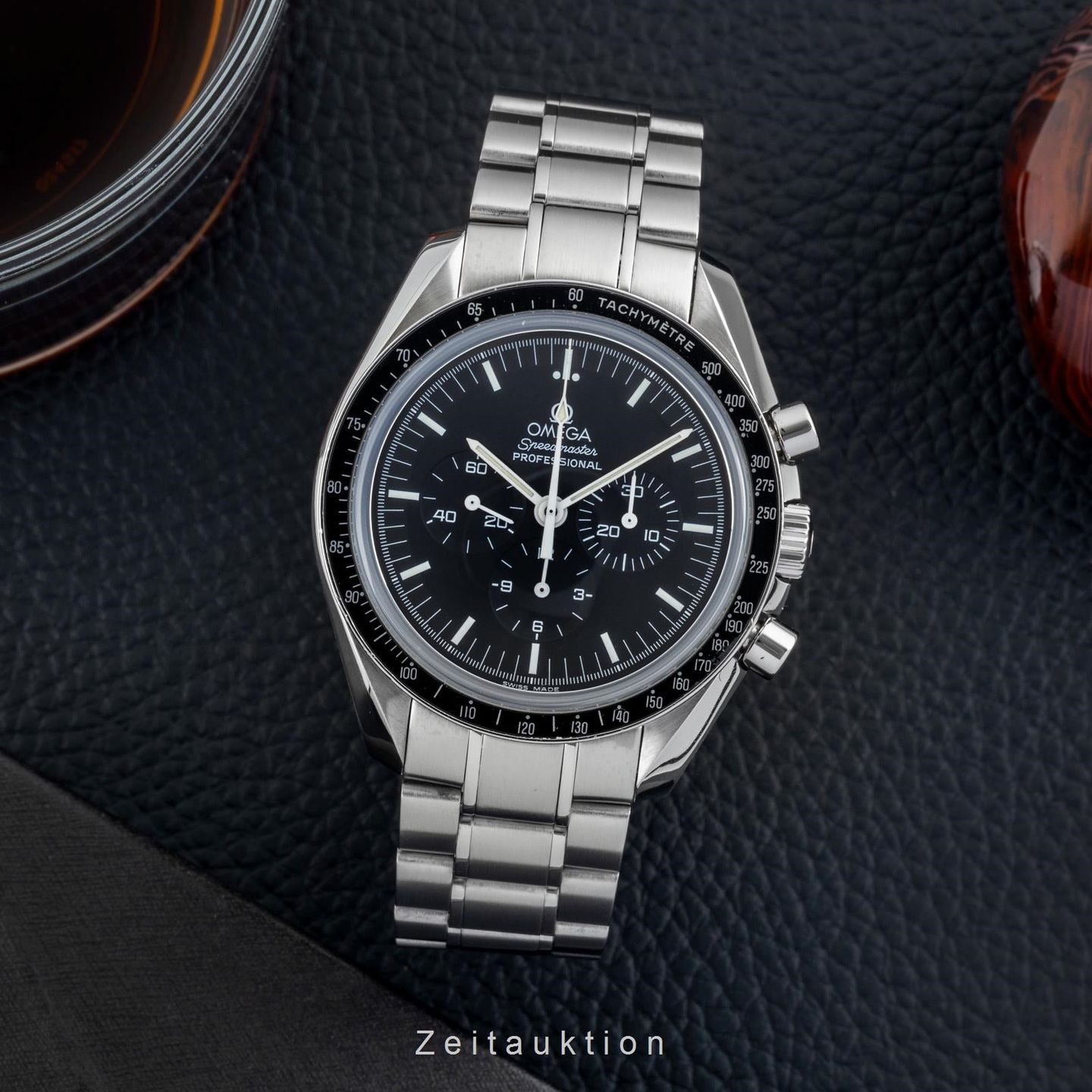Omega Speedmaster Professional Moonwatch 3573.50.00 (2004) - Zwart wijzerplaat 42mm Staal (3/8)