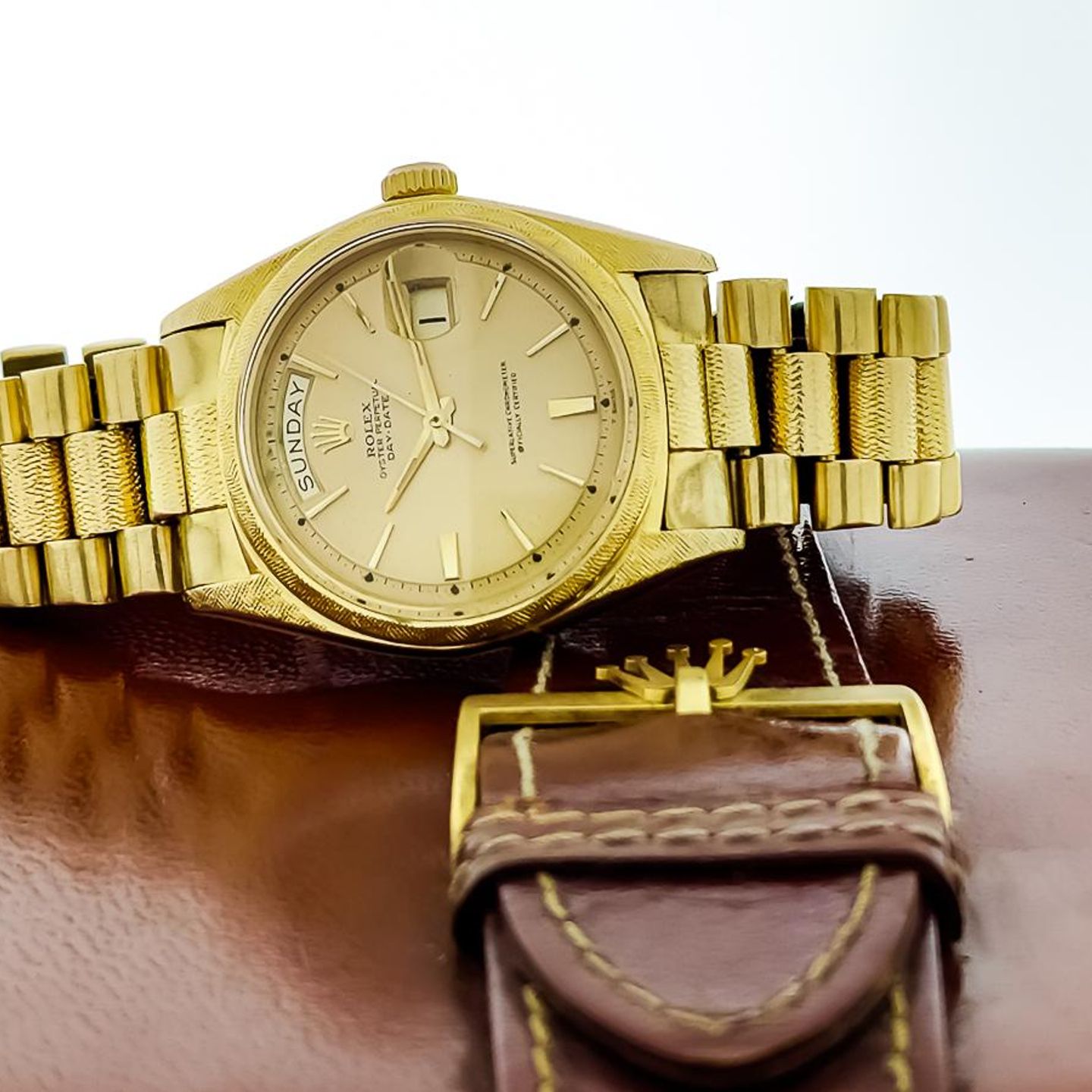 Rolex Day-Date 1806 (1965) - 36 mm Yellow Gold case (8/8)