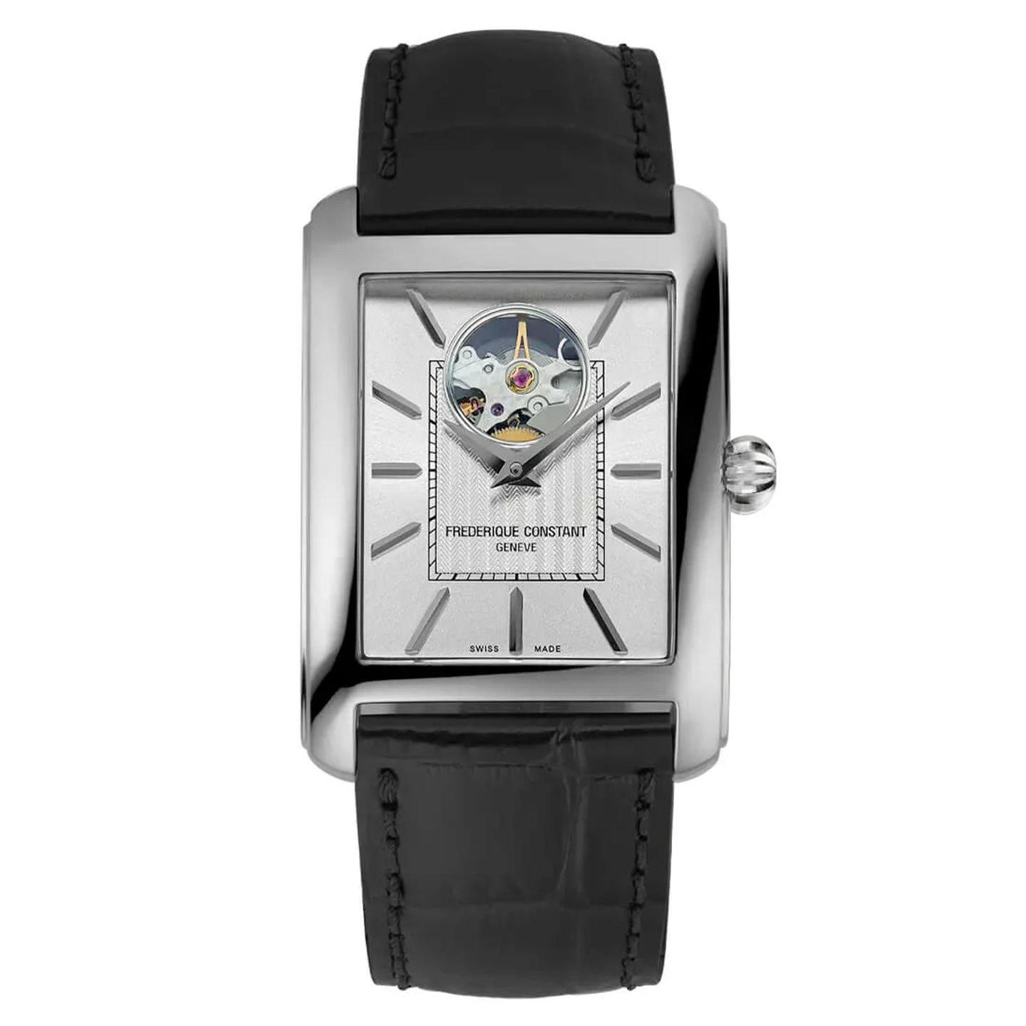 Frederique Constant Classics Carree FC-311S4C6 (2024) - Onbekend wijzerplaat 33mm Staal (3/3)