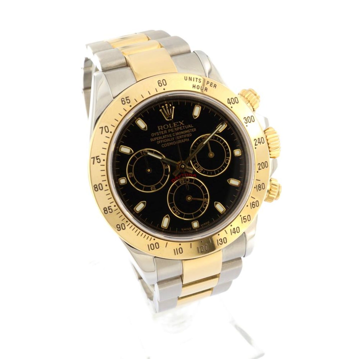 Rolex Daytona 116523 (2002) - 40 mm Gold/Steel case (1/7)