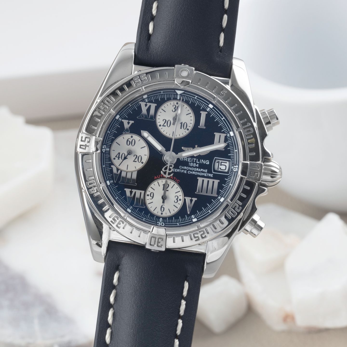 Breitling Chrono Cockpit A13358 (2007) - 39 mm Steel case (3/8)