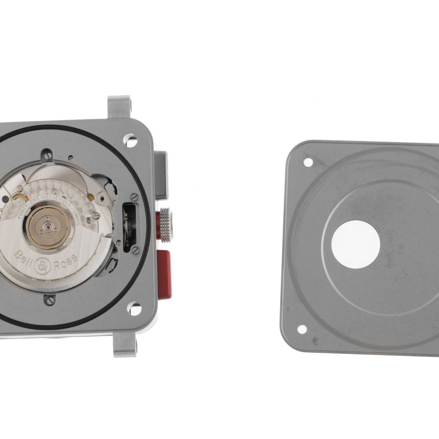 Bell & Ross BR 03-94 Chronographe BR0394-BL-SI/SCA (2023) - Transparent dial 43 mm Steel case (8/8)