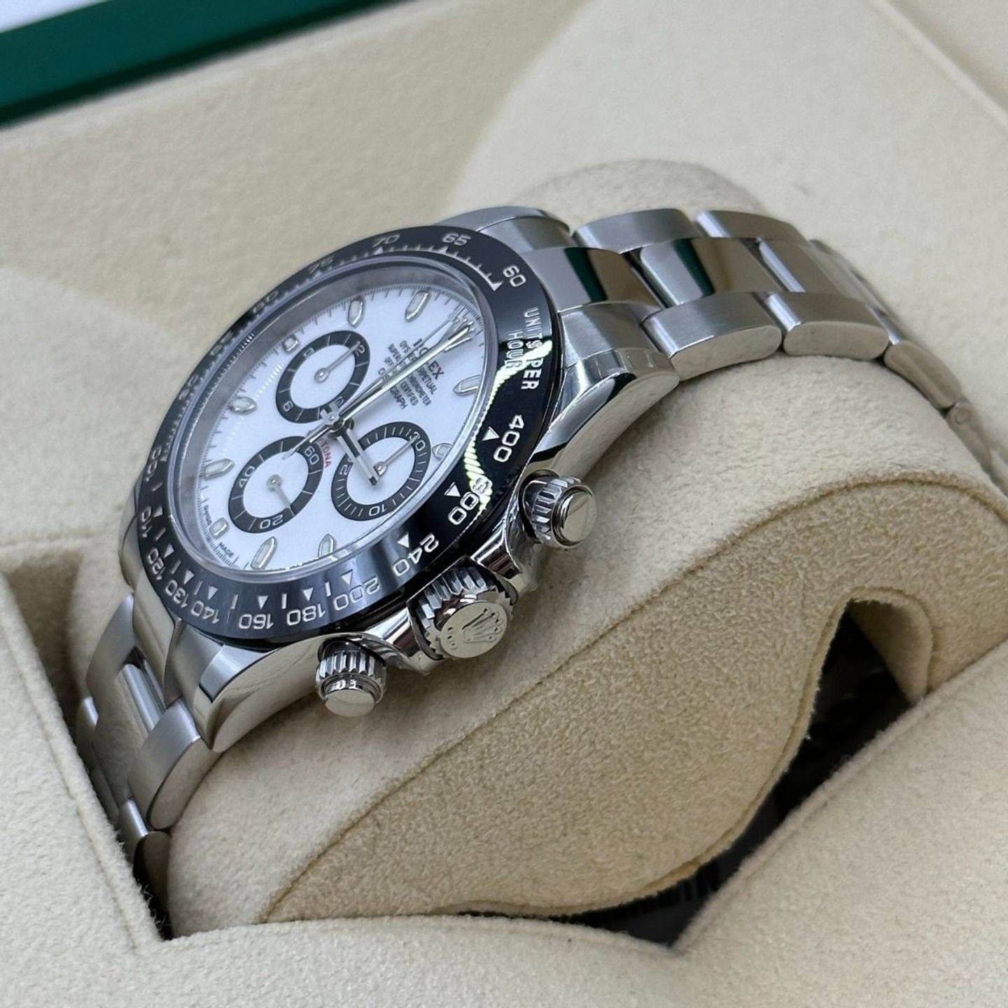 Rolex Daytona 116500LN (Onbekend (willekeurig serienummer)) - Wit wijzerplaat 40mm Staal (6/8)