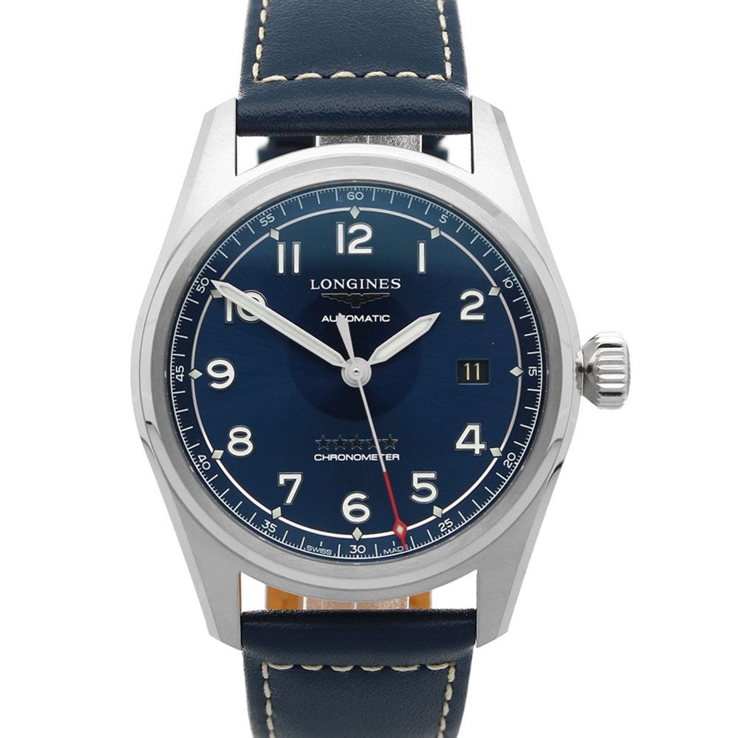 Longines Spirit L3.810.4.93.0 (2024) - Blue dial 40 mm Steel case (1/6)