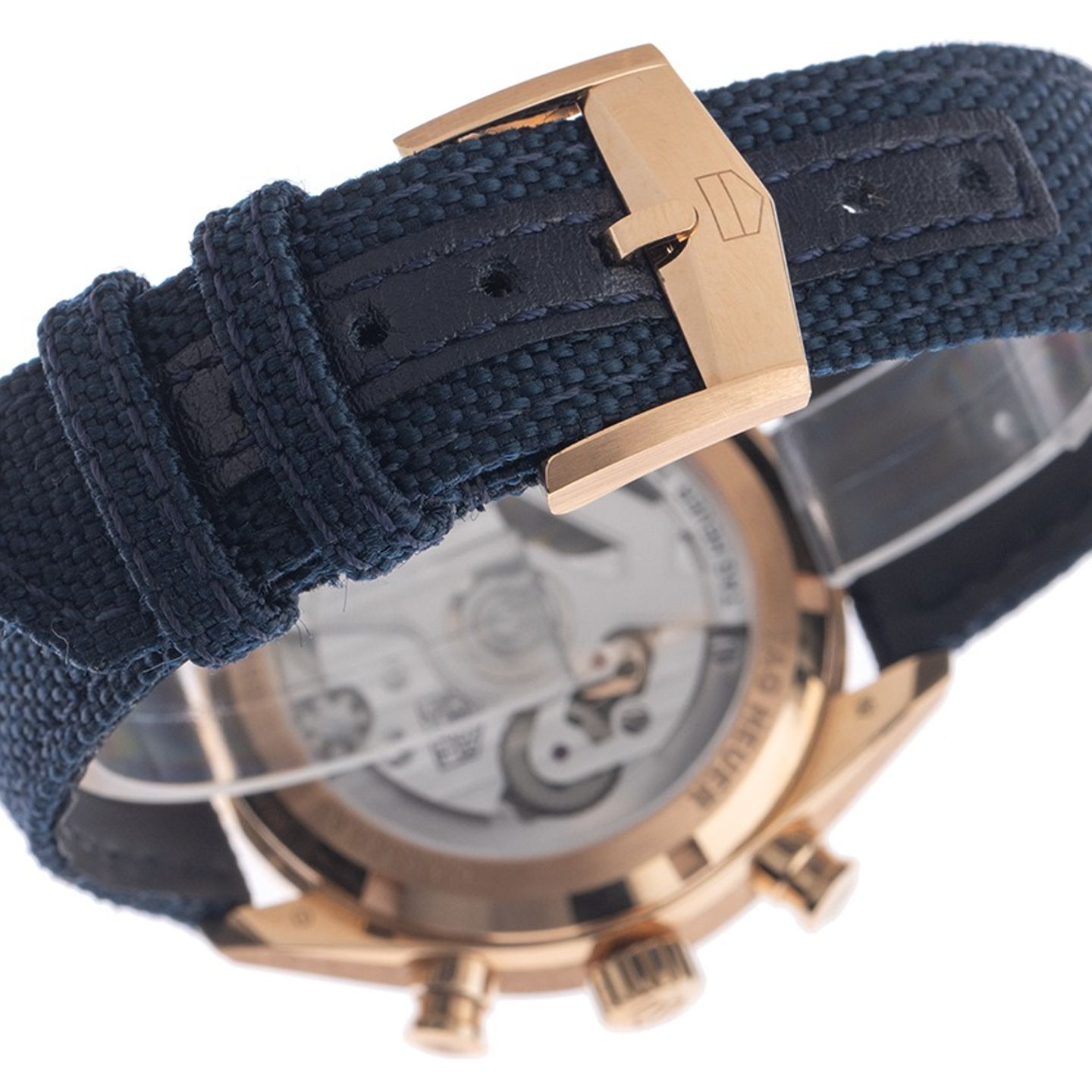 TAG Heuer Carrera CBS2241.FN8023 (2025) - Blauw wijzerplaat 39mm Roségoud (7/7)