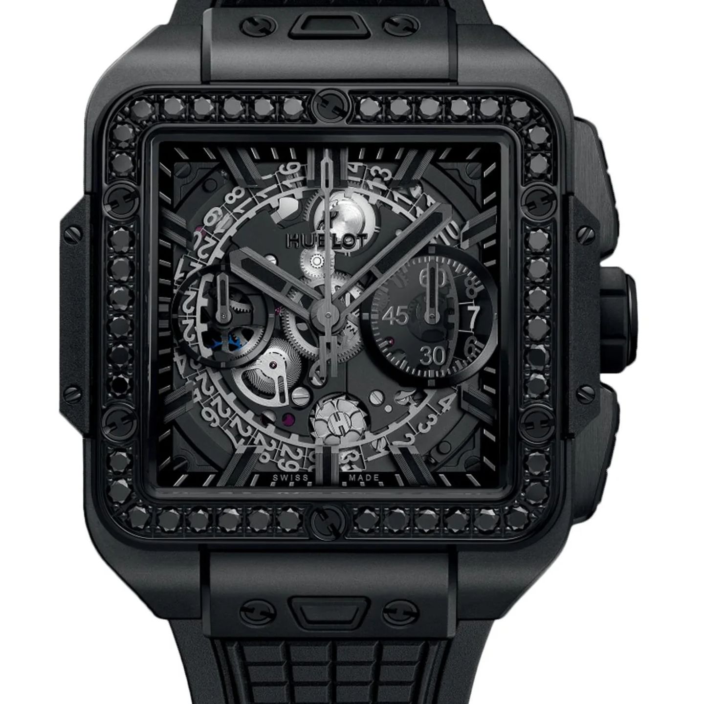 Hublot Square Bang 821.CX.0140.RX.1200 (2026) - Transparant wijzerplaat 42mm Keramiek (1/1)