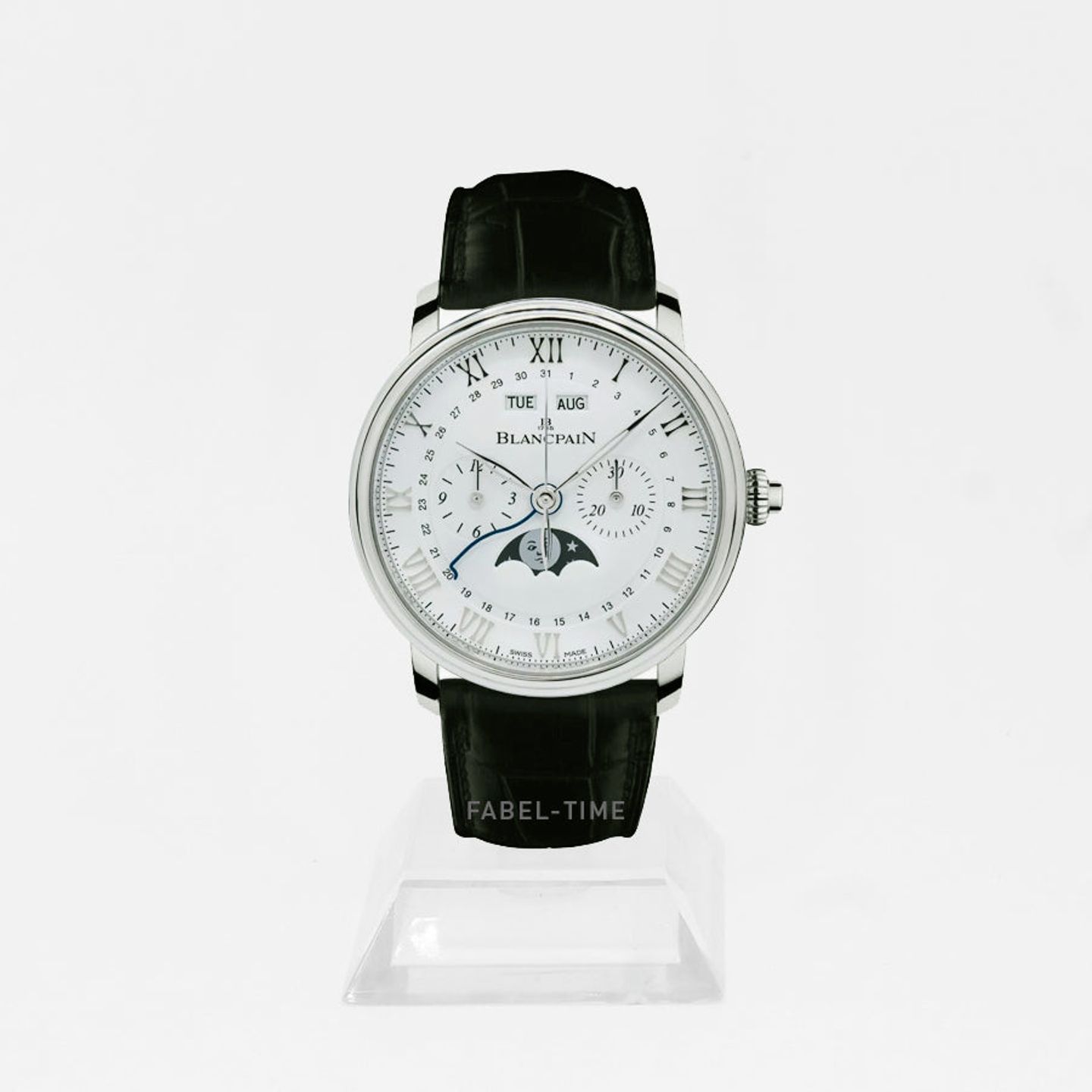 Blancpain Villeret Complete Calendar 6685-1127-55B (2025) - White dial 41 mm Steel case (1/1)