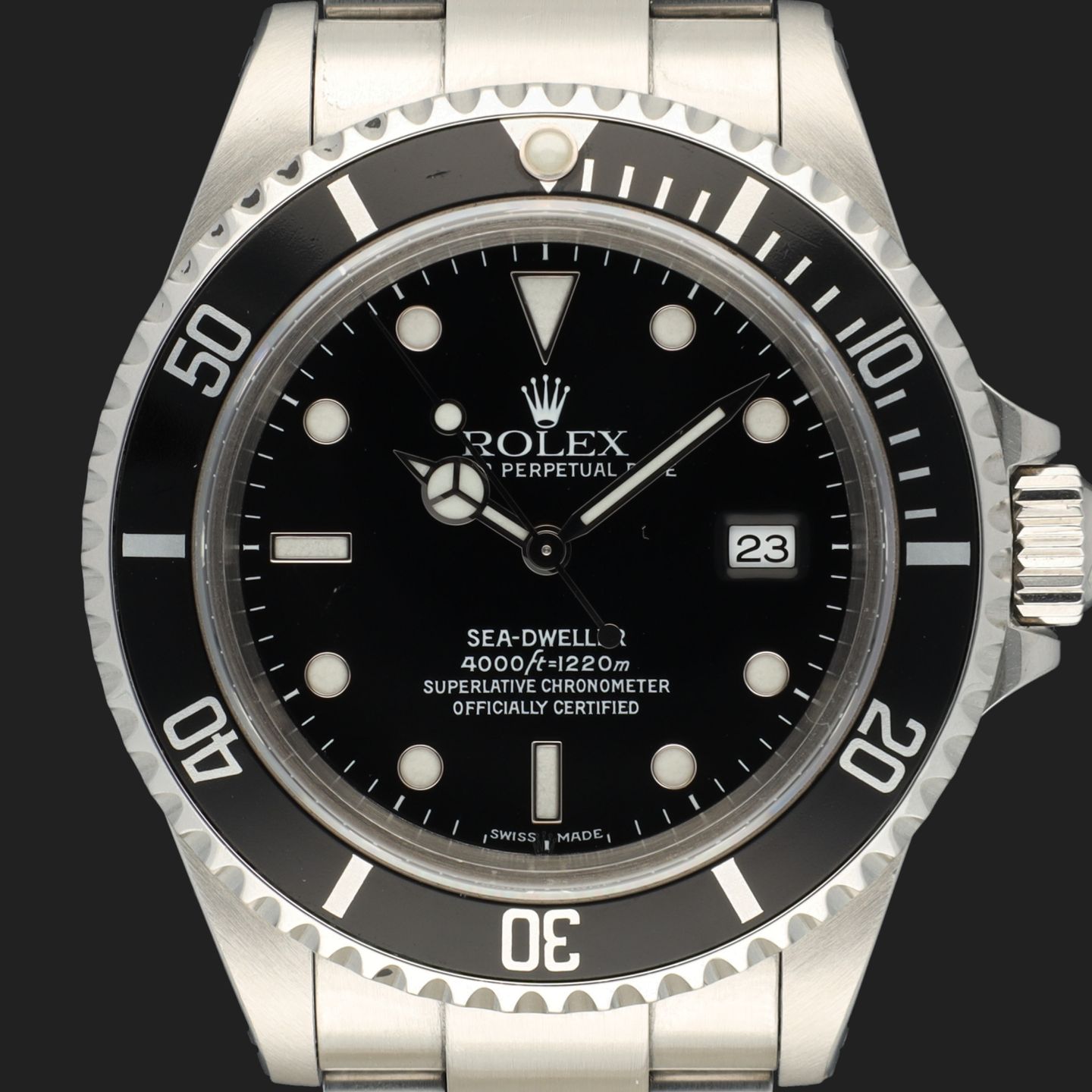 Rolex Sea-Dweller 4000 16600 (2000) - Black dial 40 mm Steel case (2/7)