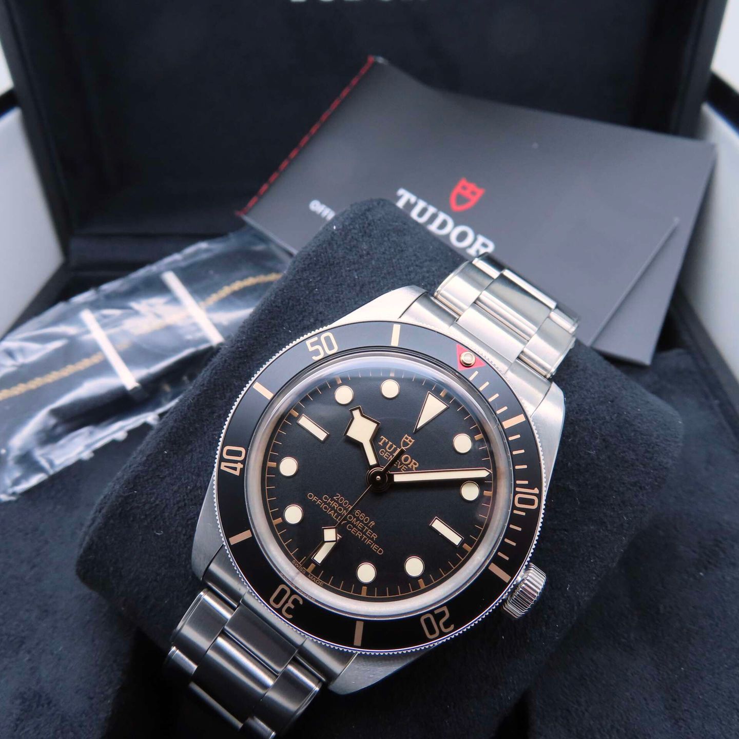 Tudor Black Bay Fifty-Eight 79030N (2020) - Zwart wijzerplaat 39mm Staal (2/8)