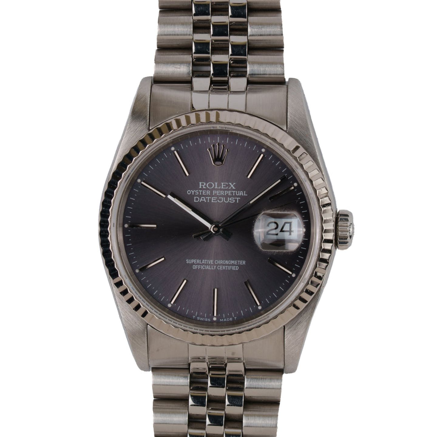 Rolex Datejust 36 16234 (1989) - 36mm Staal (1/8)