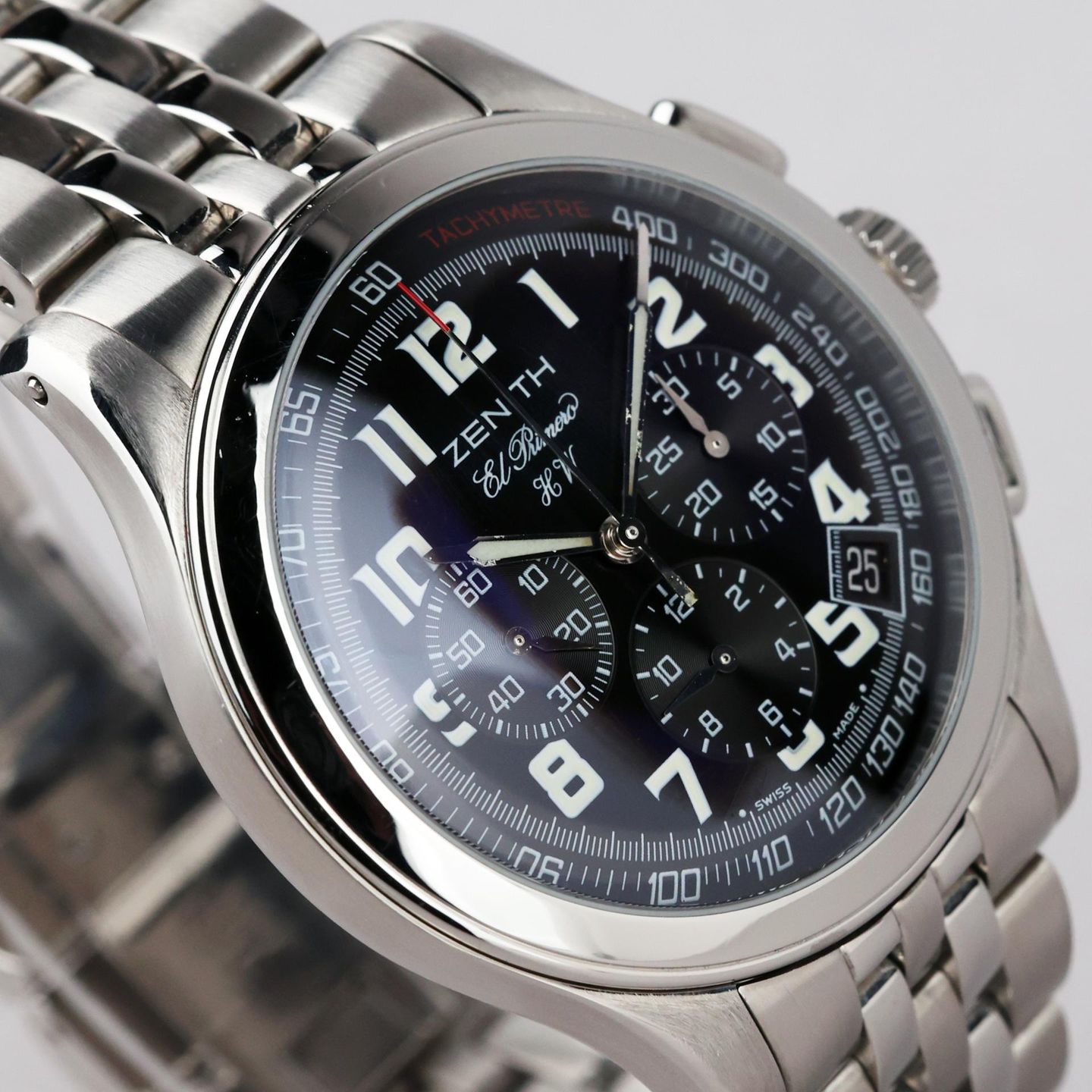 Zenith El Primero 02.0500.420 (Unknown (random serial)) - 40 mm Steel case (6/8)