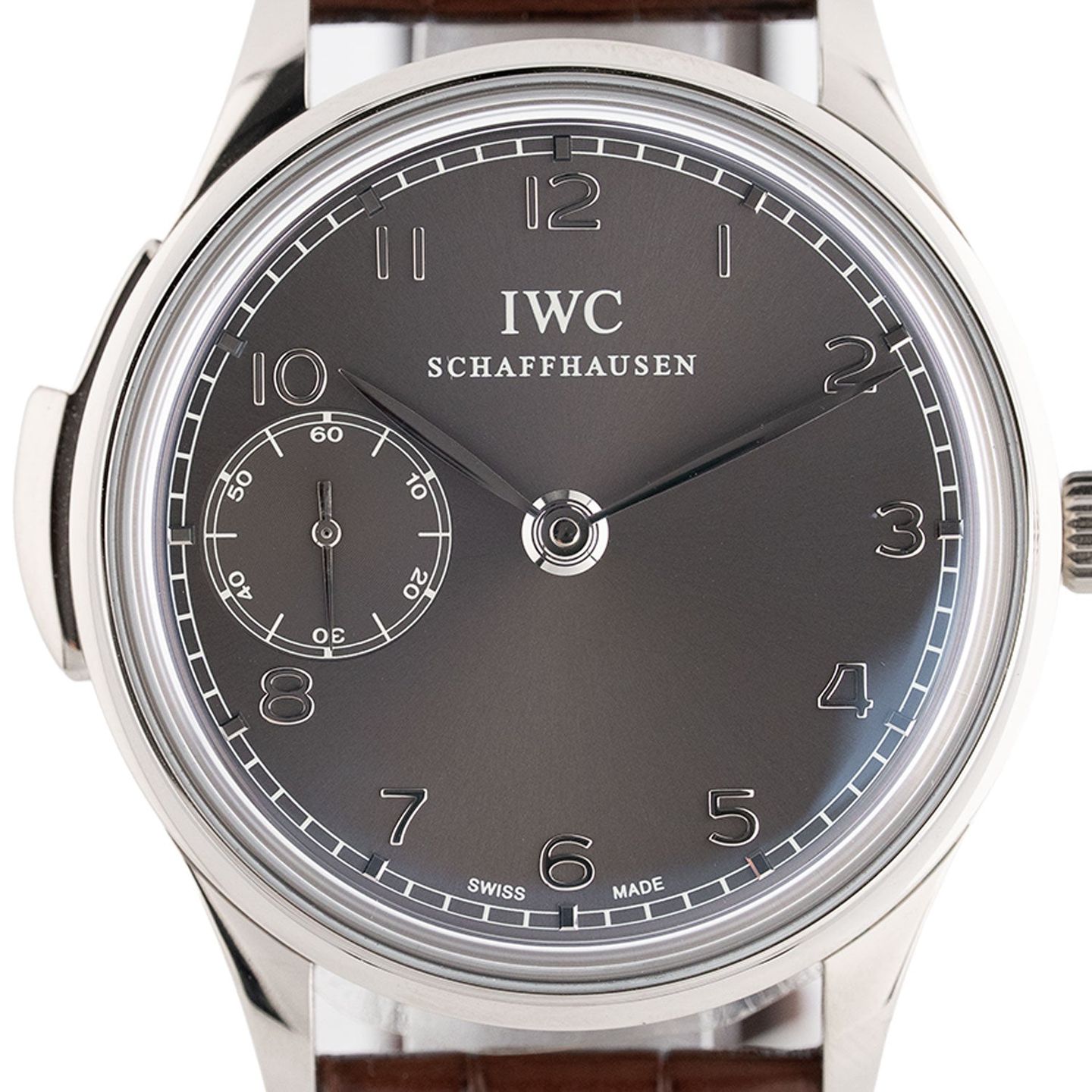 IWC Portuguese Minute Repeater IW524205 (2023) - Grey dial 43 mm White Gold case (2/8)