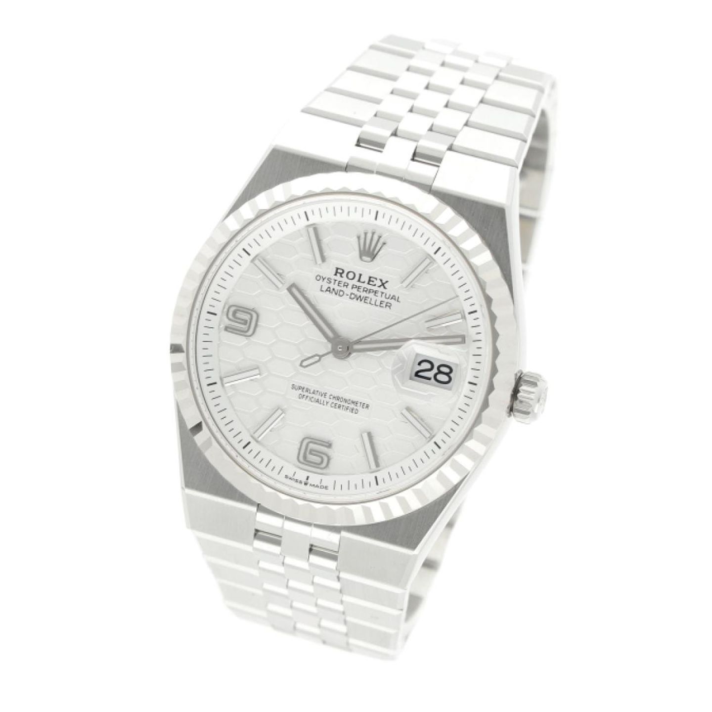 Rolex Land-Dweller 36 127234 (2026) - White dial 36 mm Steel case (2/5)