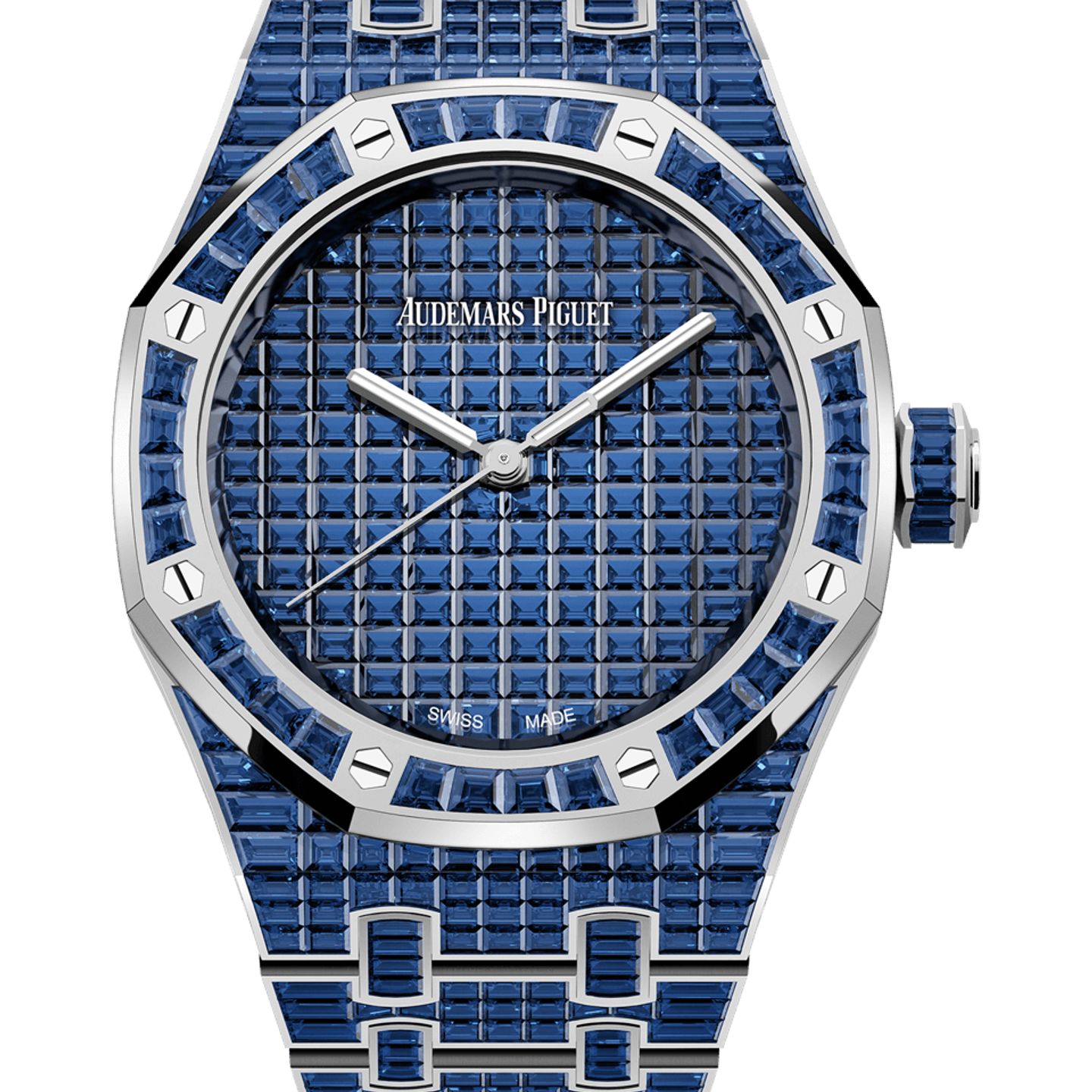 Audemars Piguet Royal Oak Selfwinding 15554BC.SS.1274BC.01 (2025) - Blue dial 37 mm White Gold case (1/1)