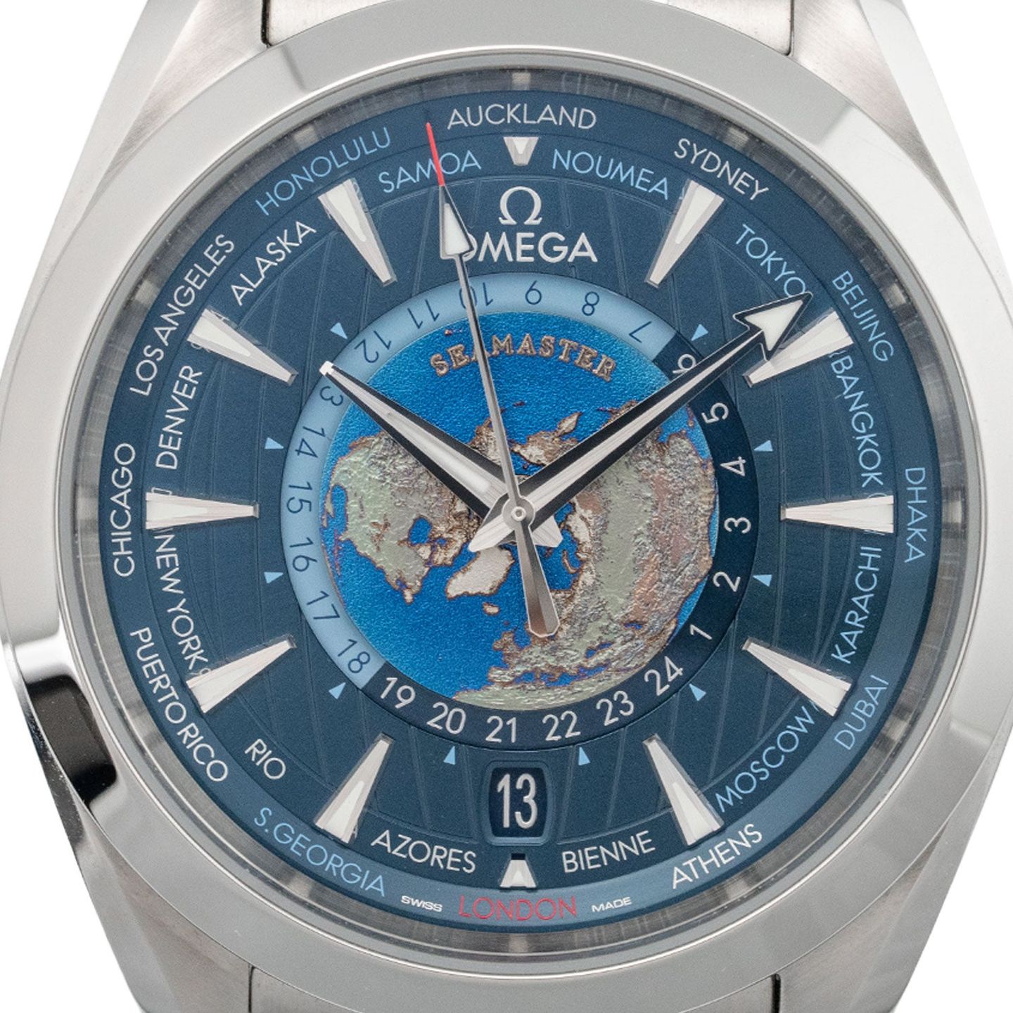 Omega Seamaster Aqua Terra 220.10.43.22.03.001 (Unknown (random serial)) - Blue dial 43 mm Steel case (2/5)