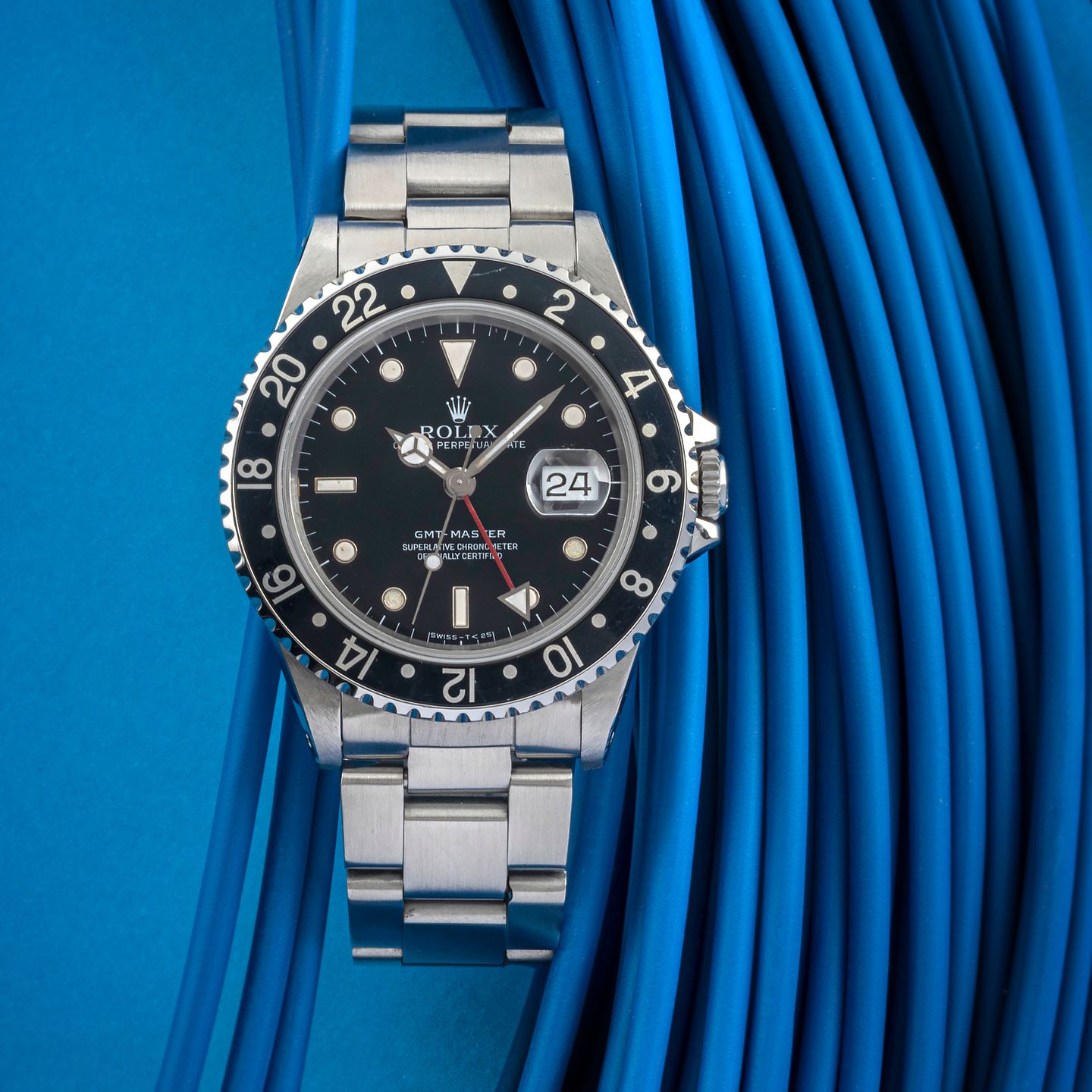 Rolex GMT-Master 16700 (1990) - 40mm Staal (1/8)