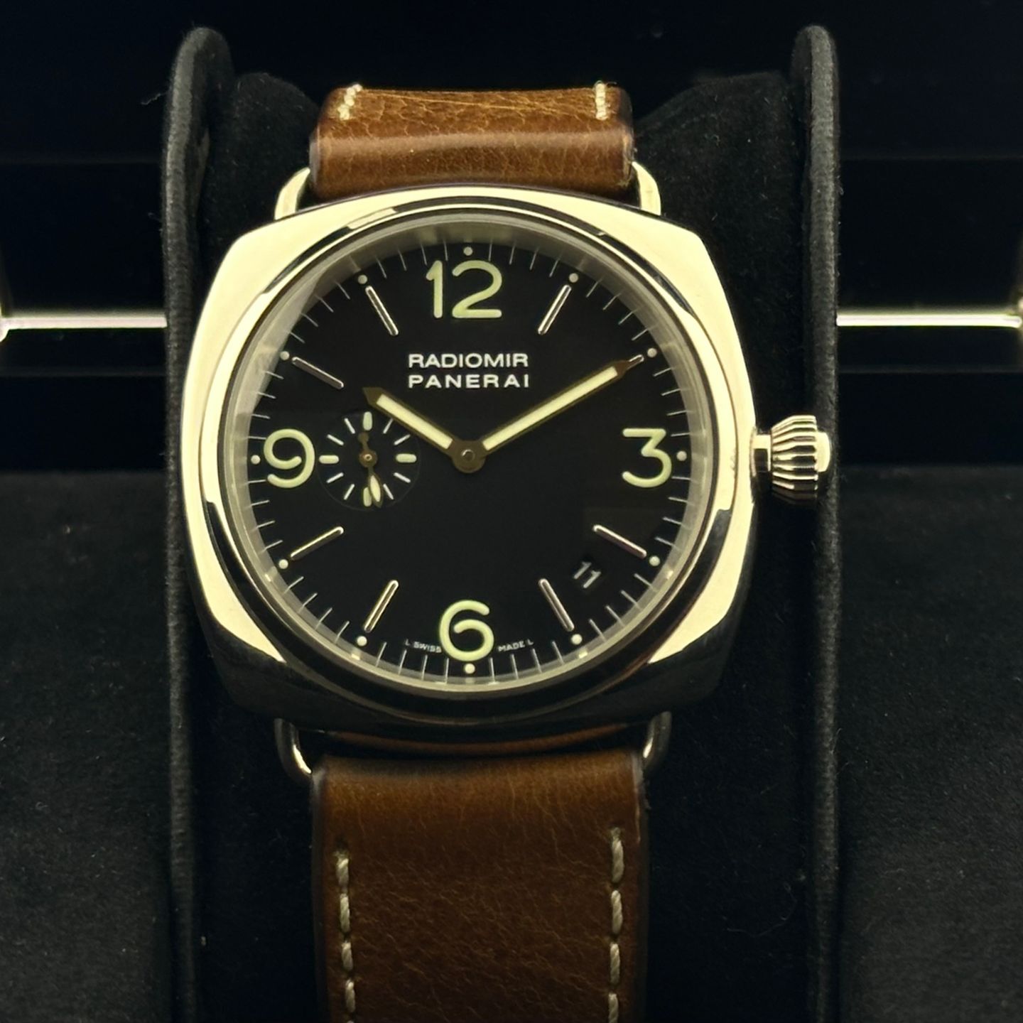 Panerai Radiomir PAM00062 (2003) - Zwart wijzerplaat 40mm Witgoud (1/8)