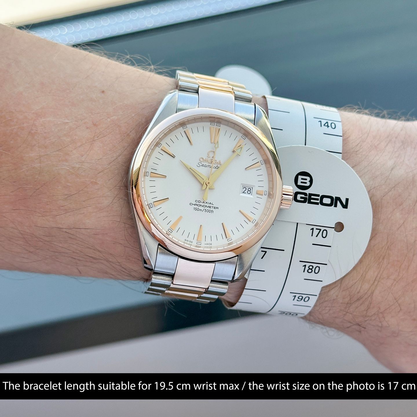 Omega Seamaster Aqua Terra 2303.30 (2010) - Wit wijzerplaat 39mm Goud/Staal (2/8)