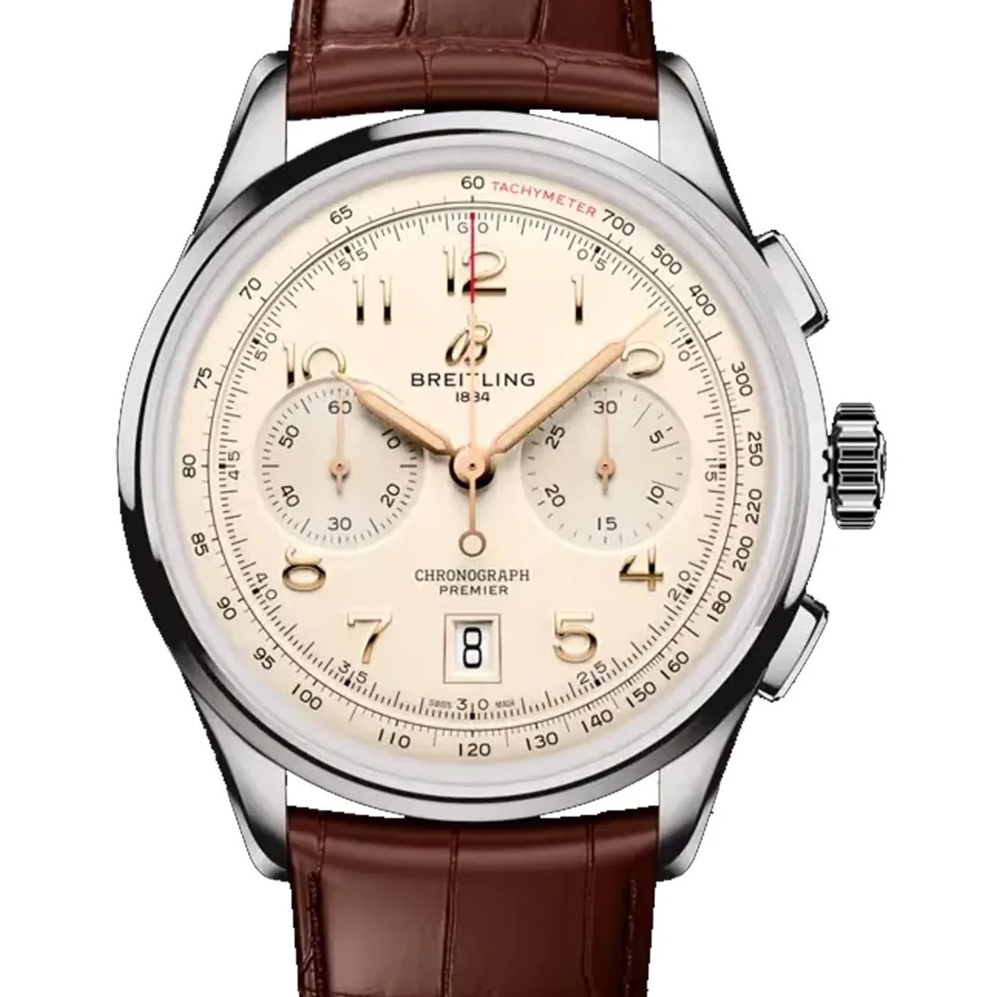 Breitling Premier AB0145211G1P2 (2026) - White dial 42 mm Steel case (1/1)