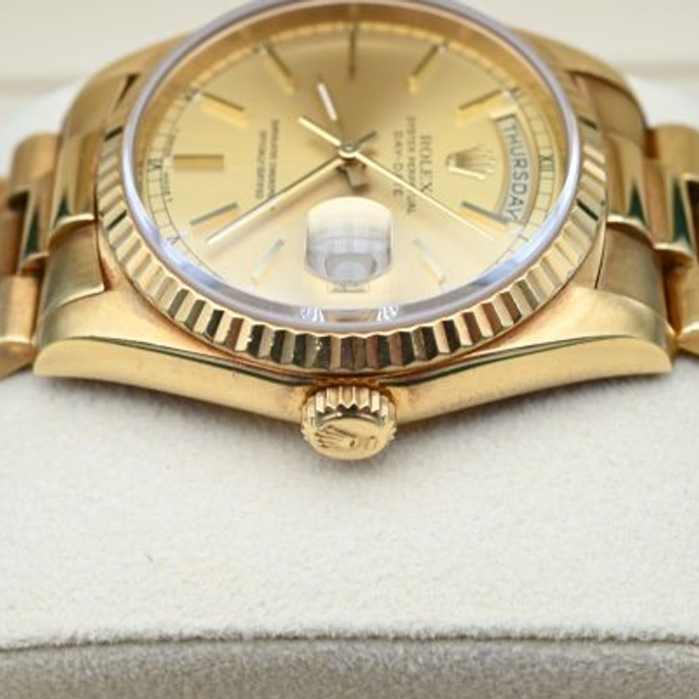 Rolex Day-Date 36 18238 (1988) - Goud wijzerplaat 36mm Geelgoud (5/9)