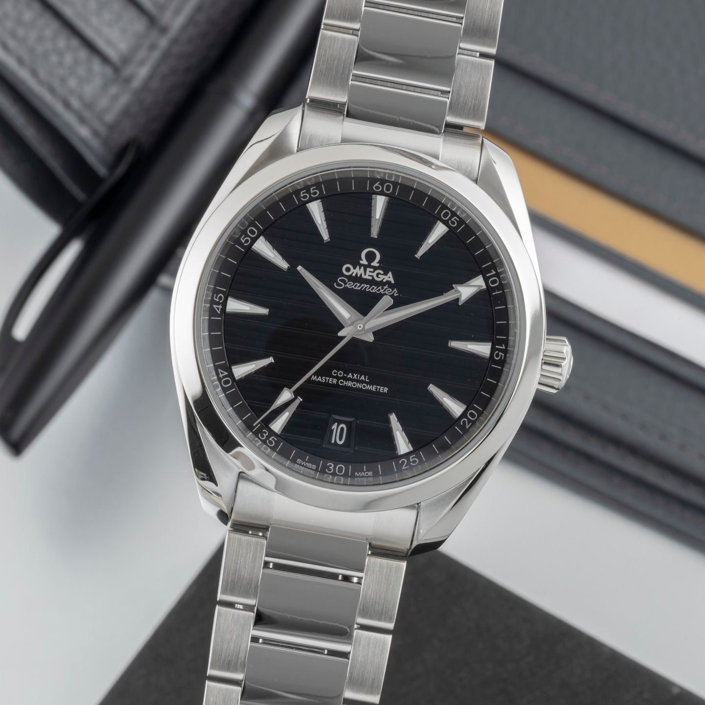 Omega Seamaster Aqua Terra 220.10.41.21.01.001 (Onbekend (willekeurig serienummer)) - Zwart wijzerplaat 41mm Staal (3/8)