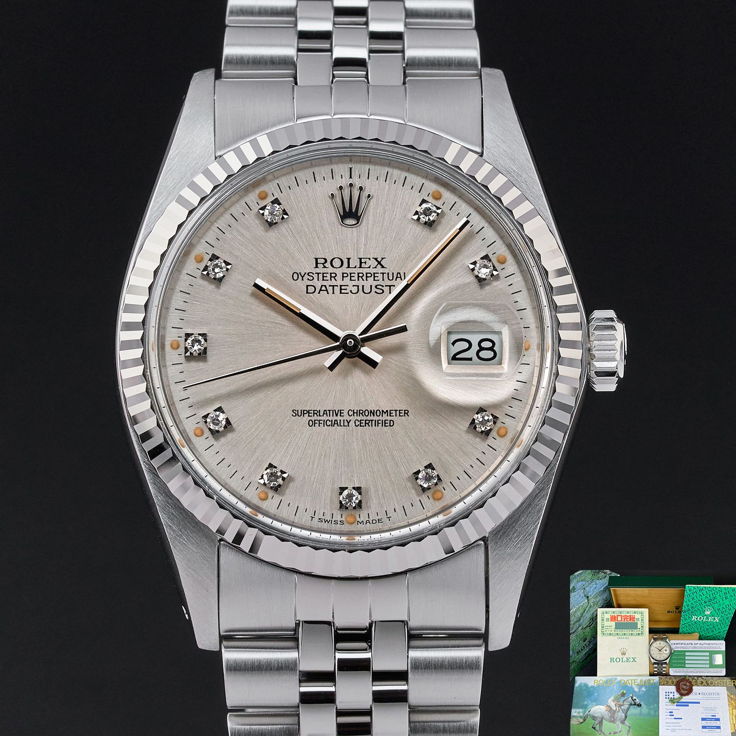 Rolex Datejust 36 16014 (1985) - 36mm Staal (1/7)