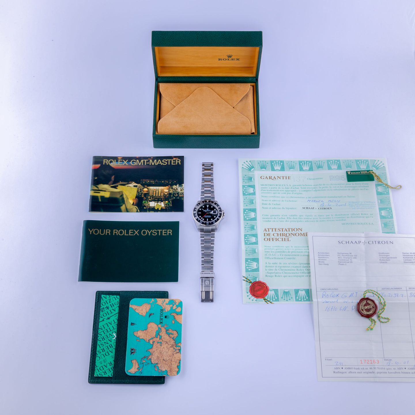 Rolex GMT-Master II 16710 (2000) - Black dial 40 mm Steel case (8/8)