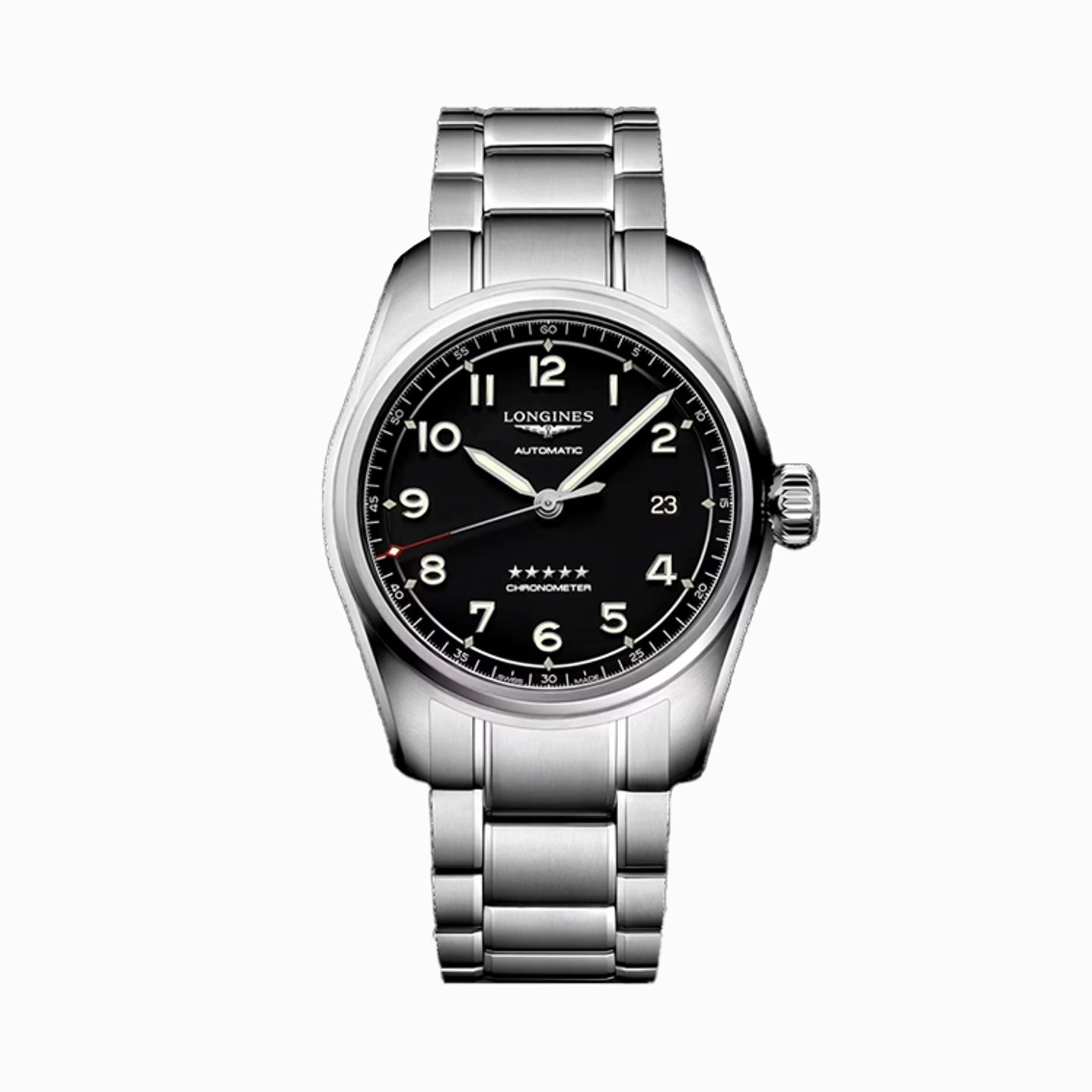 Longines Spirit L3.810.4.53.6 (2025) - Black dial 40 mm Steel case (1/1)