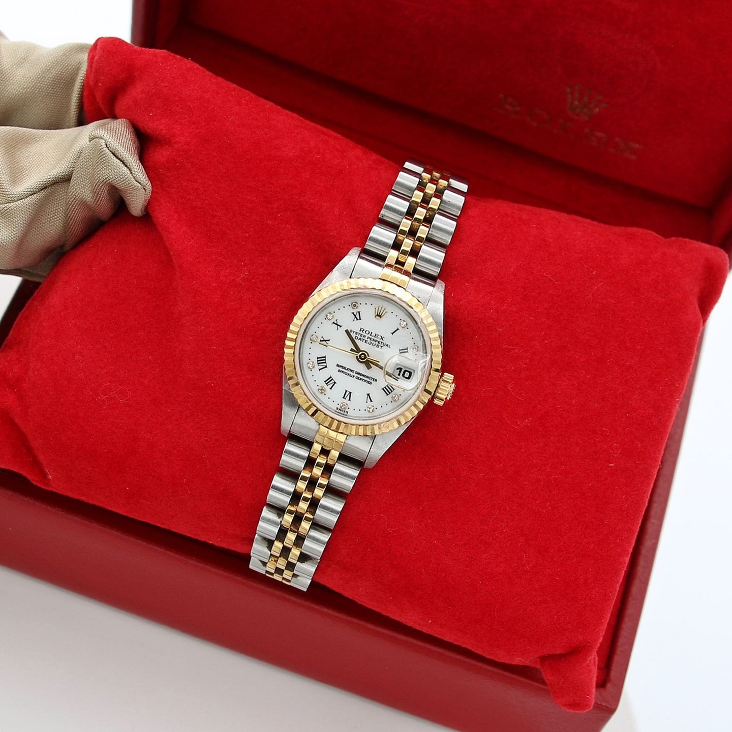 Rolex Lady-Datejust 69173 (Onbekend (willekeurig serienummer)) - 26mm Goud/Staal (1/7)