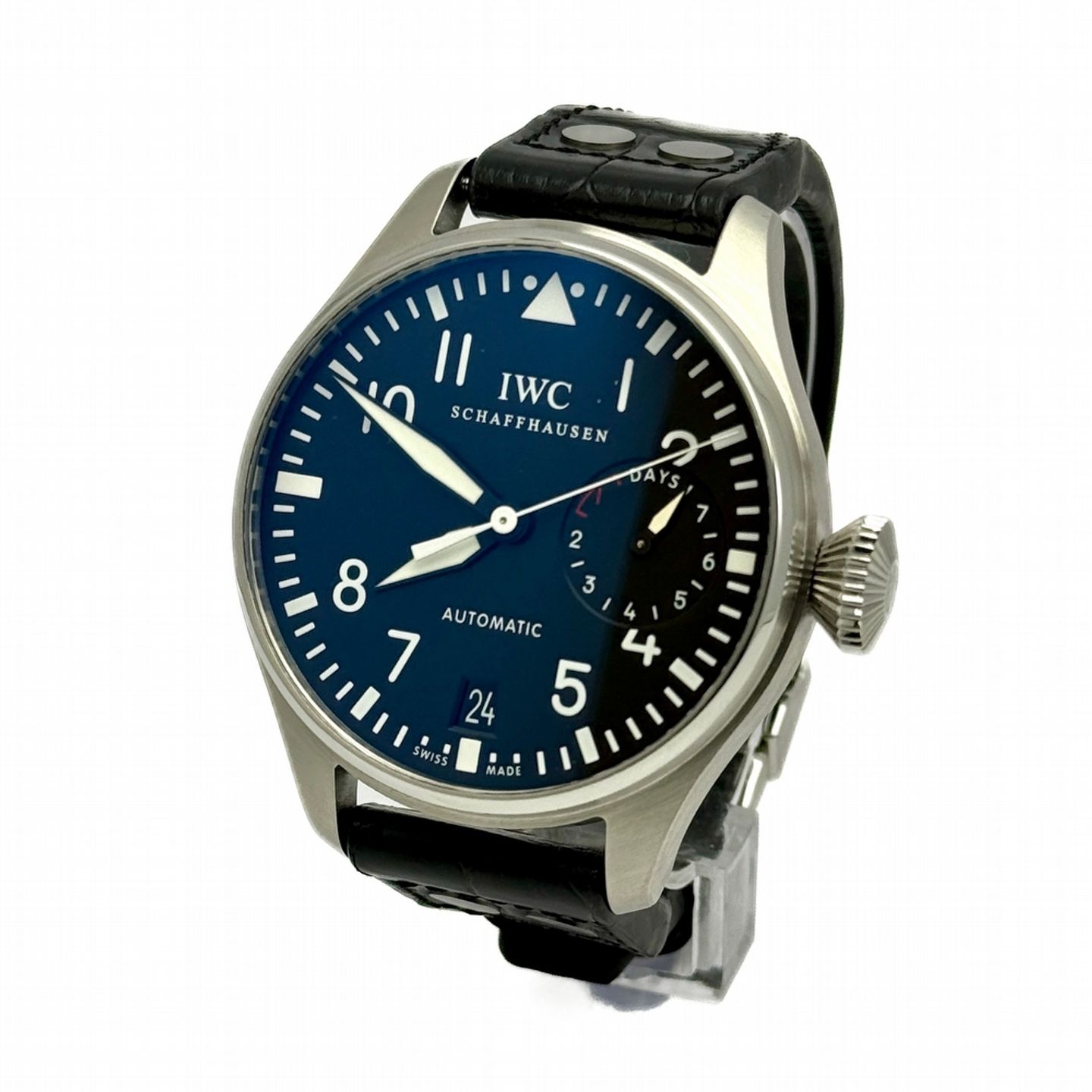 IWC Big Pilot IW500401 (Unknown (random serial)) - Black dial 46 mm Steel case (1/8)
