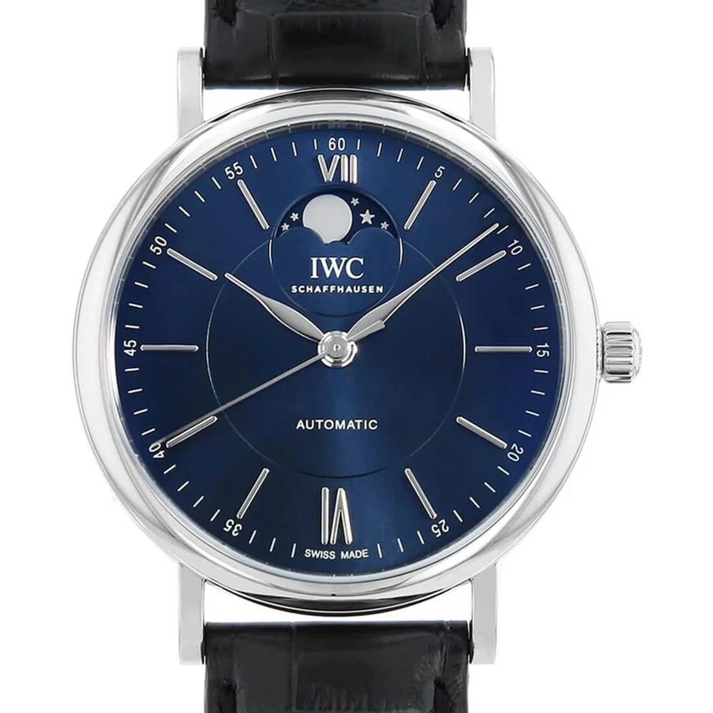 IWC Portofino Automatic IW459402 (2024) - Blauw wijzerplaat 40mm Staal (2/2)