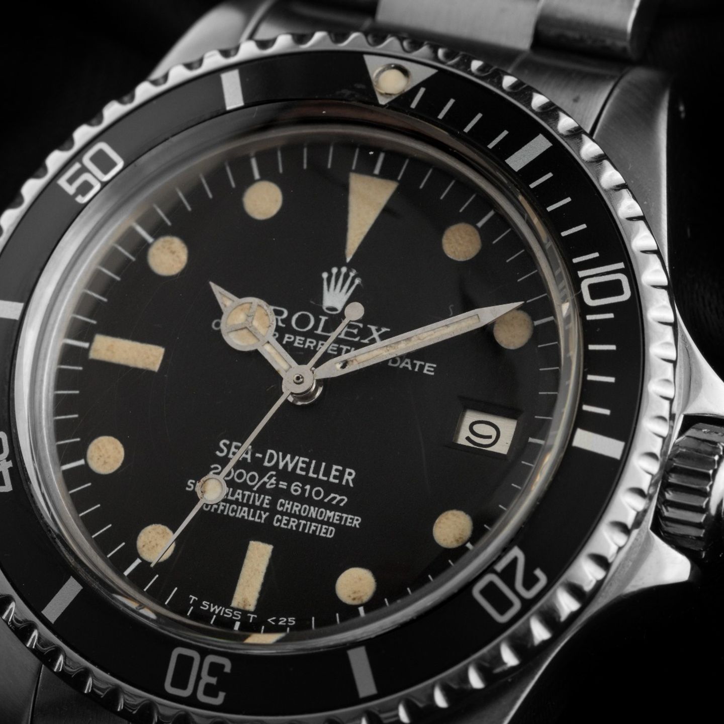 Rolex Sea-Dweller 1665 (1978) - Black dial 40 mm Steel case (3/8)