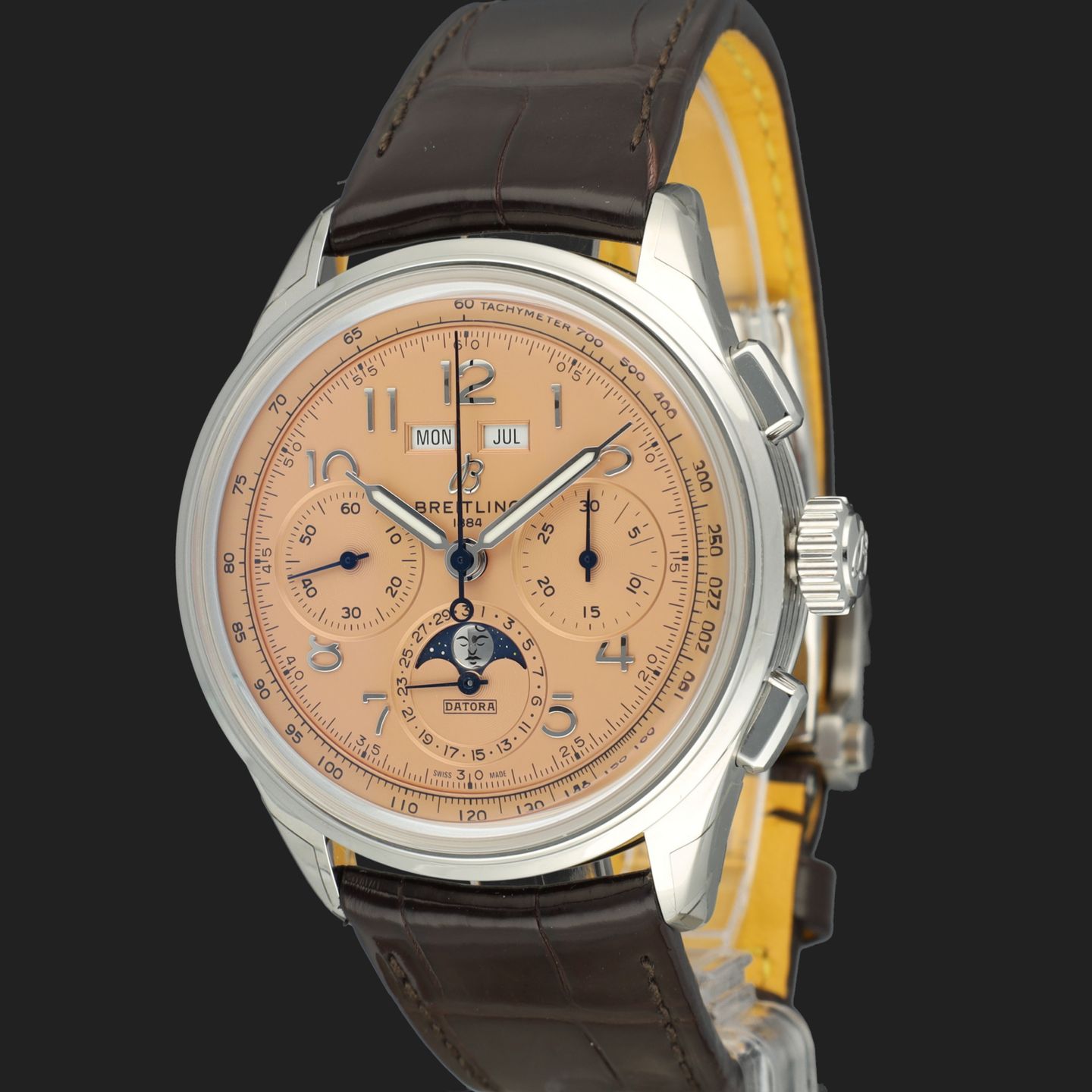 Breitling Premier B25 AB2510201K1P1 (2024) - Red dial 42 mm Steel case (1/8)