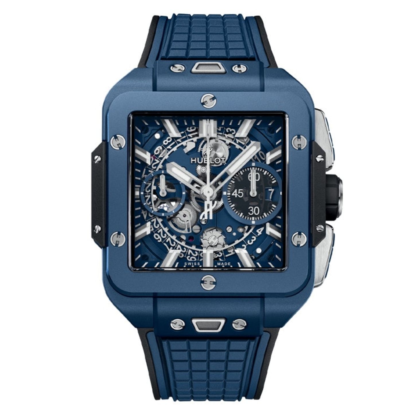 Hublot Square Bang 821.EX.5170.RX (2025) - Transparant wijzerplaat 42mm Keramiek (1/1)