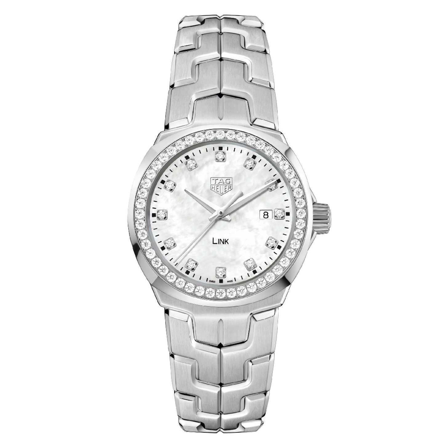 TAG Heuer Link Lady WBC1316.BA0600 (2024) - Wit wijzerplaat 32mm Staal (3/3)