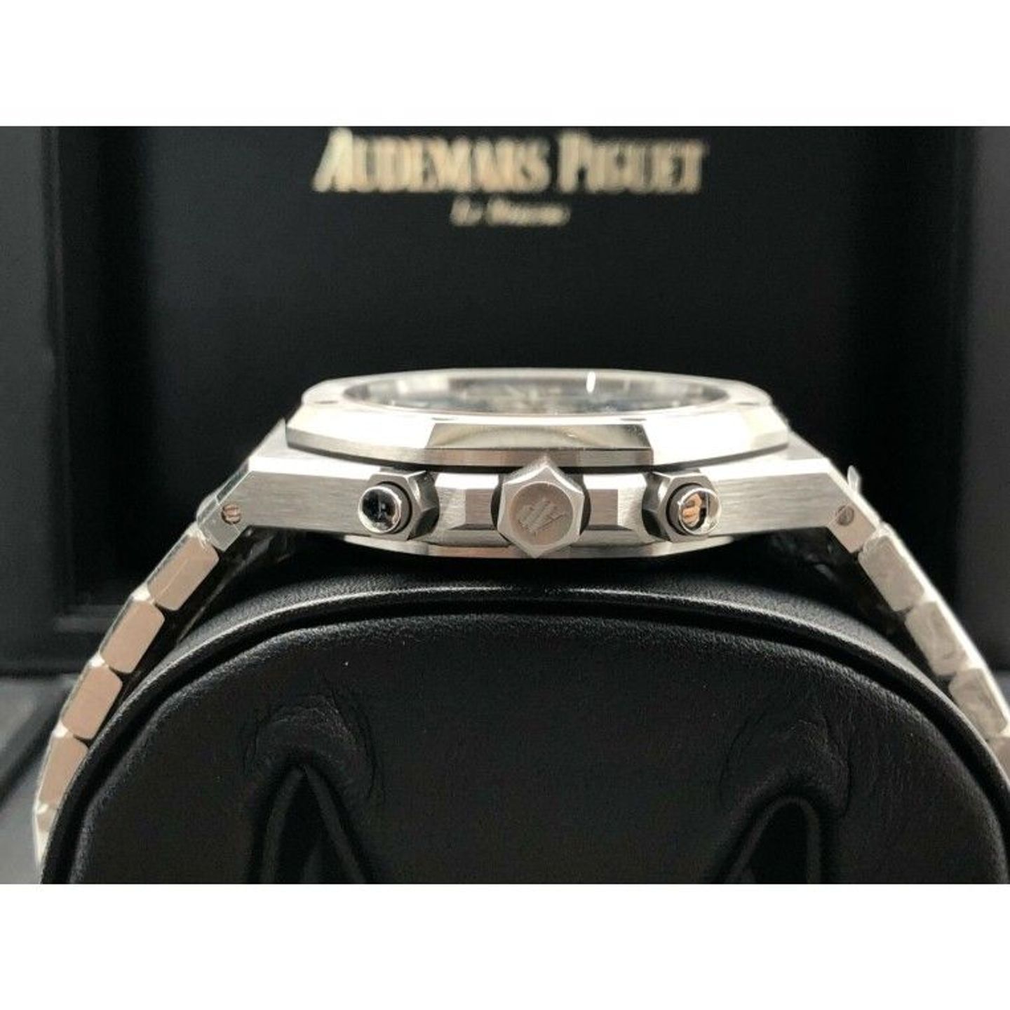 Audemars Piguet Royal Oak Chronograph 26331ST.OO.1220ST.01 (2017) - Blue dial 41 mm Steel case (3/4)