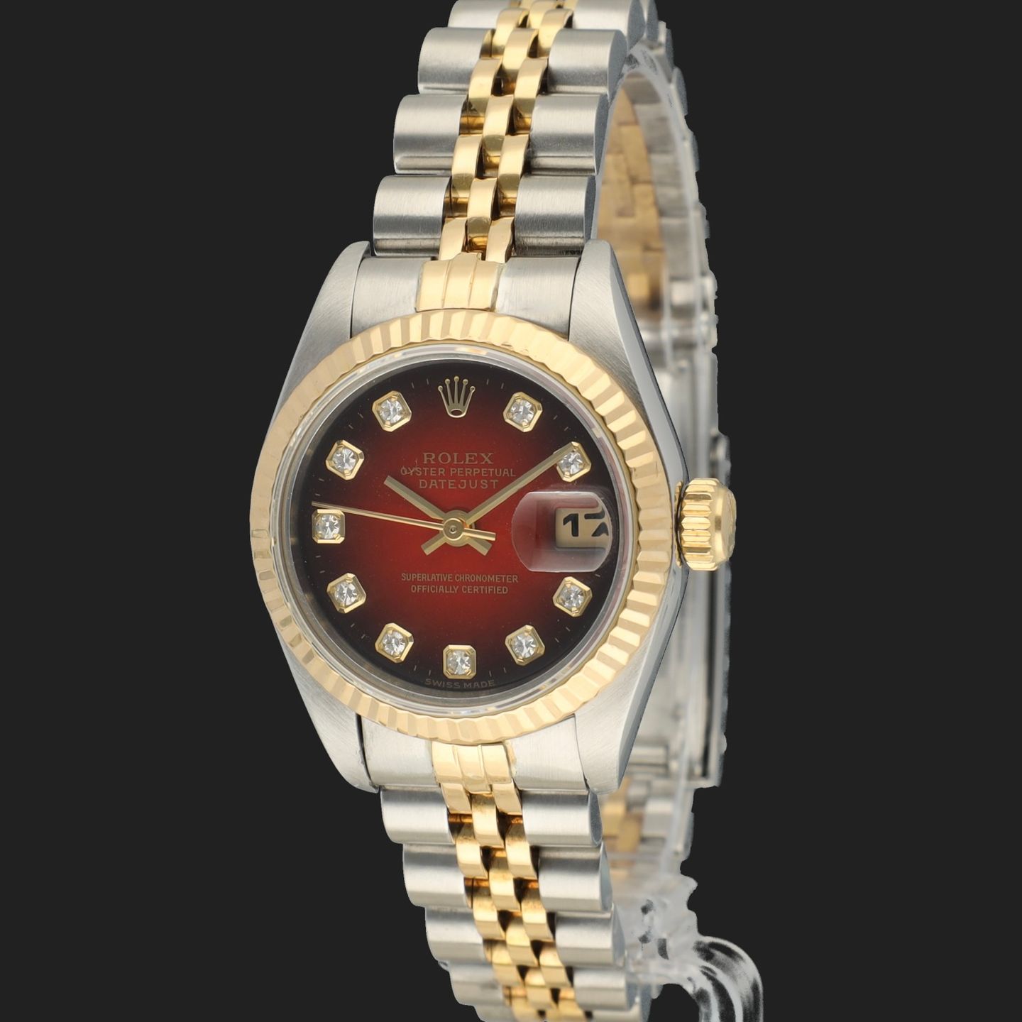 Rolex Lady-Datejust 69173 (1996) - 26mm Goud/Staal (1/8)