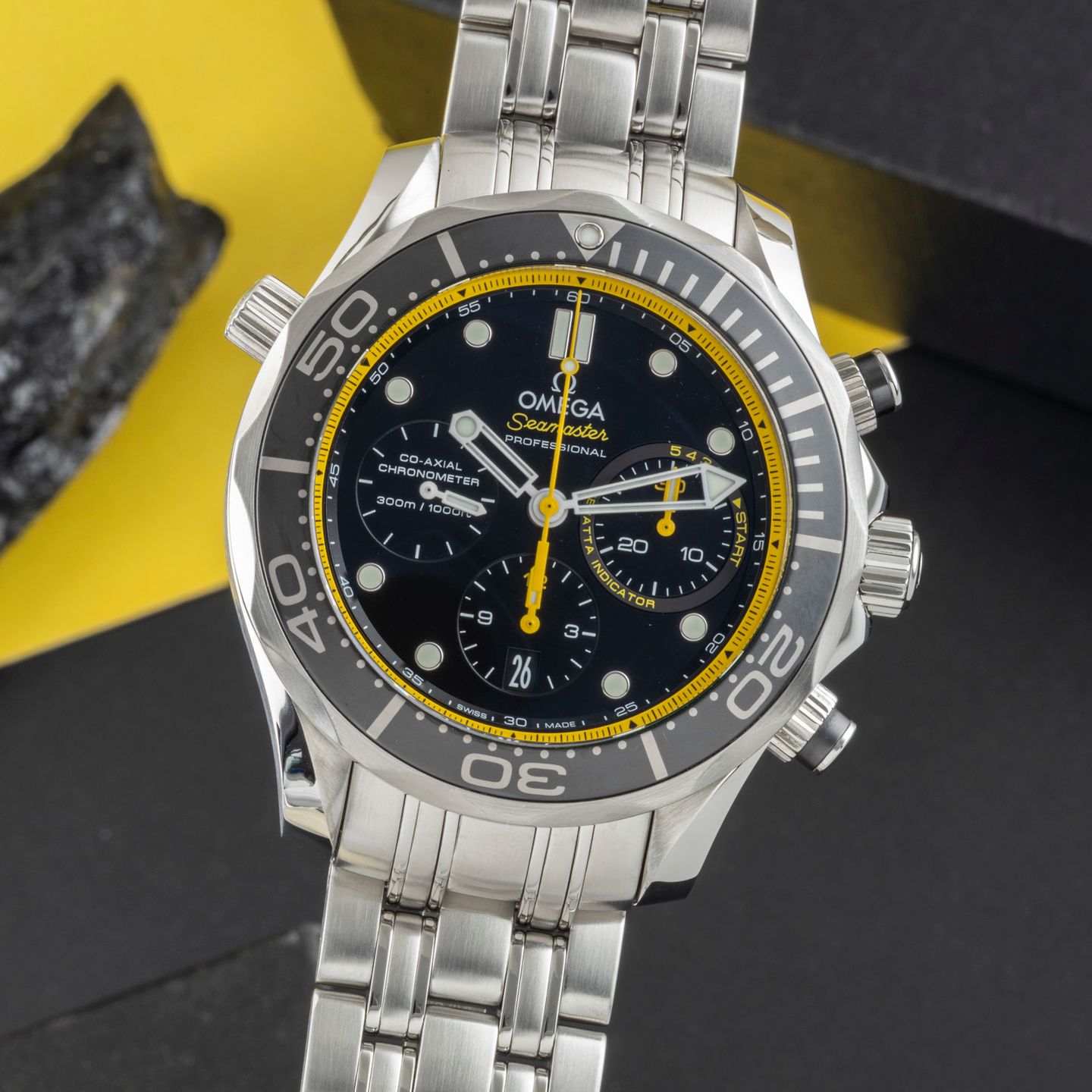 Omega Seamaster Diver 300 M 212.30.44.50.01.002 (Unknown (random serial)) - Black dial 44 mm Steel case (3/8)