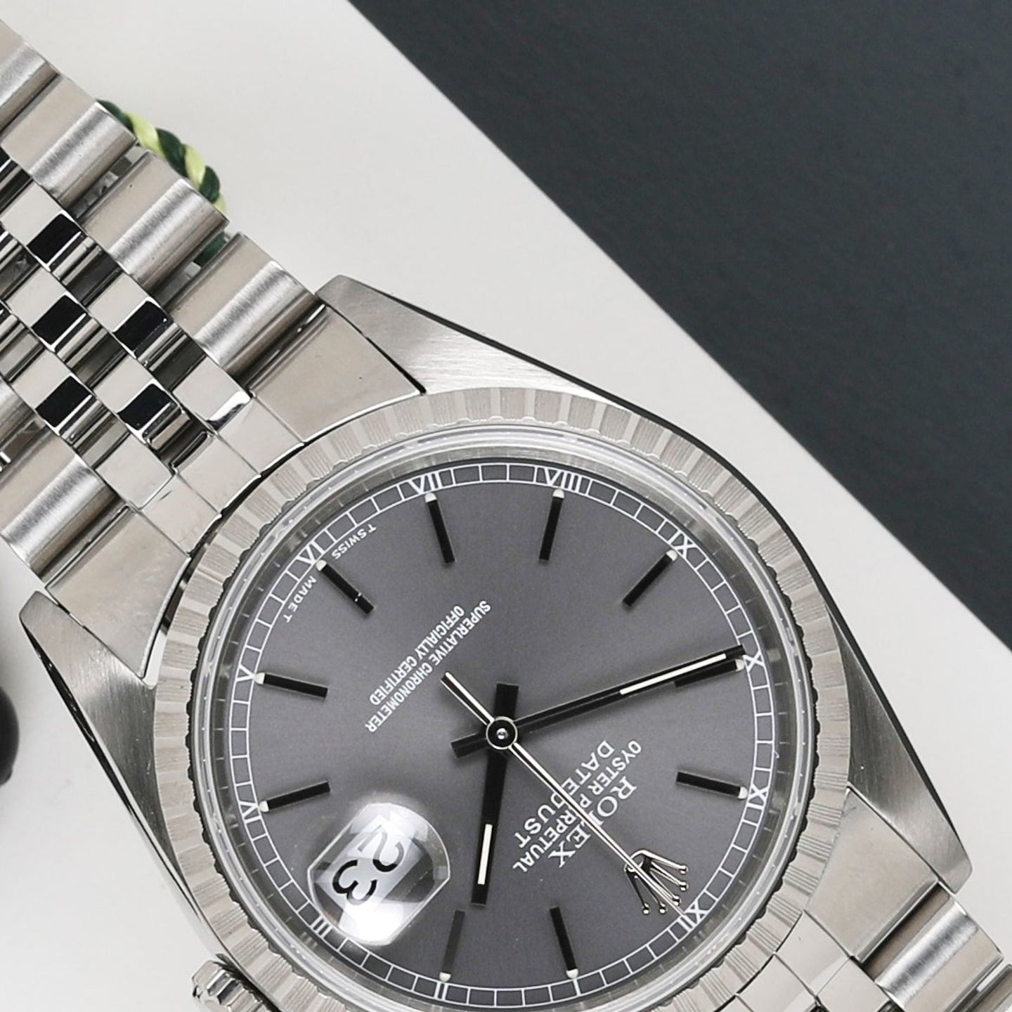 Rolex Datejust 36 16220 (1995) - Grey dial 36 mm Steel case (4/8)