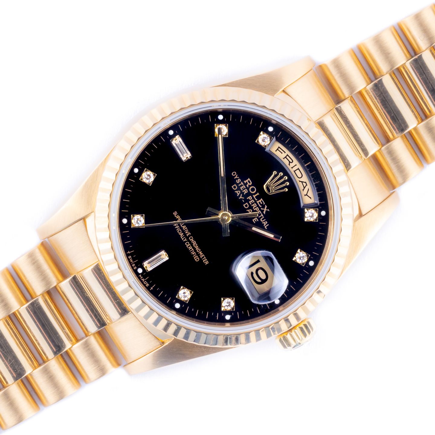 Rolex Day-Date 36 18238 (1992) - 36 mm Yellow Gold case (1/8)