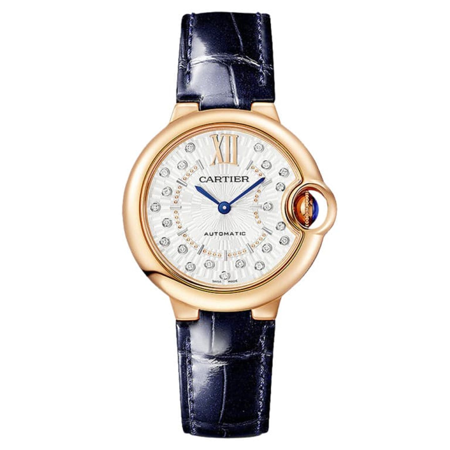 Cartier Ballon Bleu WGBB0052 (2025) - Zilver wijzerplaat 33mm Roségoud (1/1)