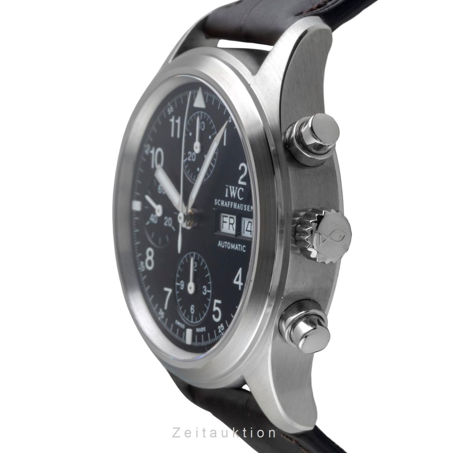 IWC Pilot Chronograph IW370603 (1998) - 39mm Staal (5/8)