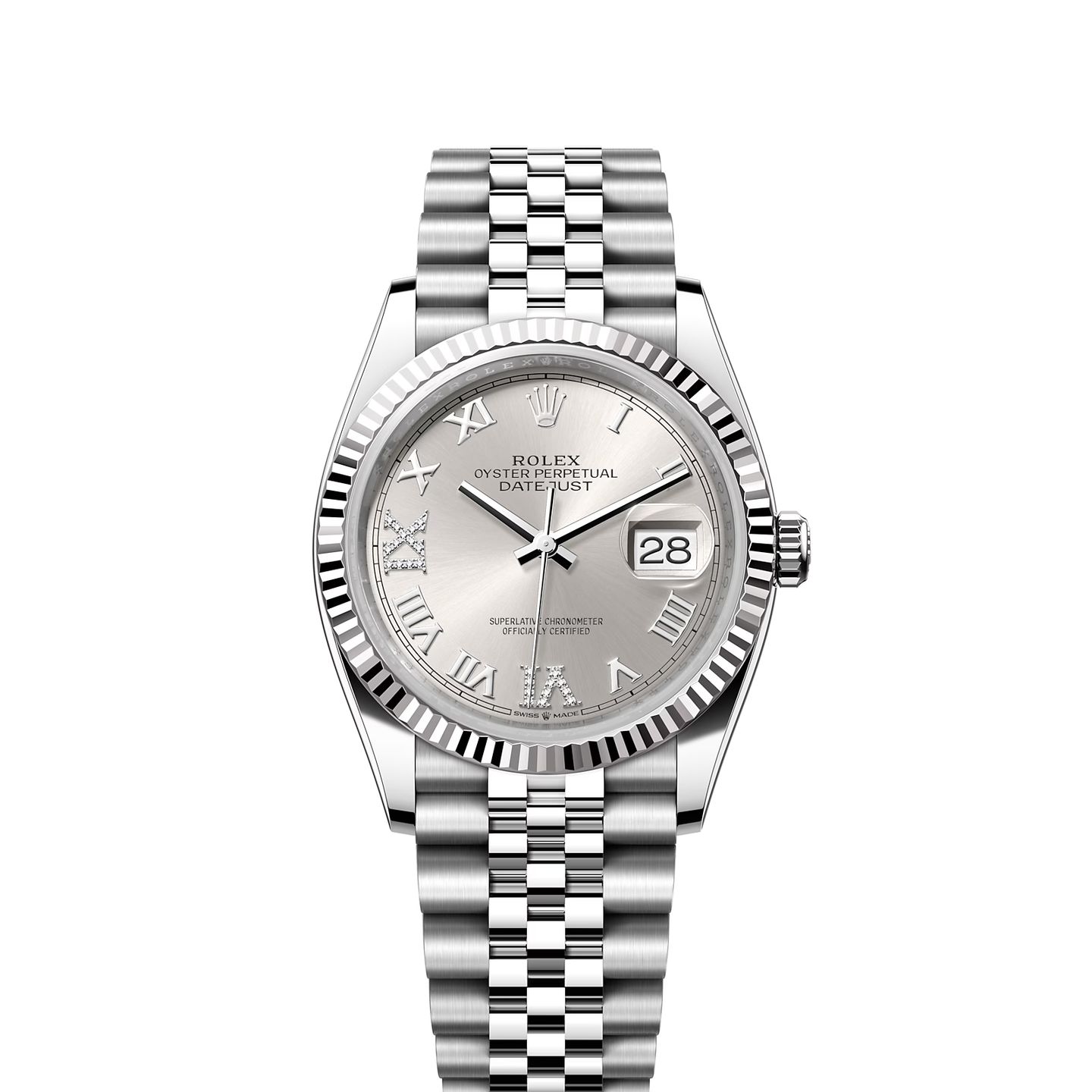 Rolex Datejust 36 126234 (2024) - Silver dial 36 mm Steel case (1/8)